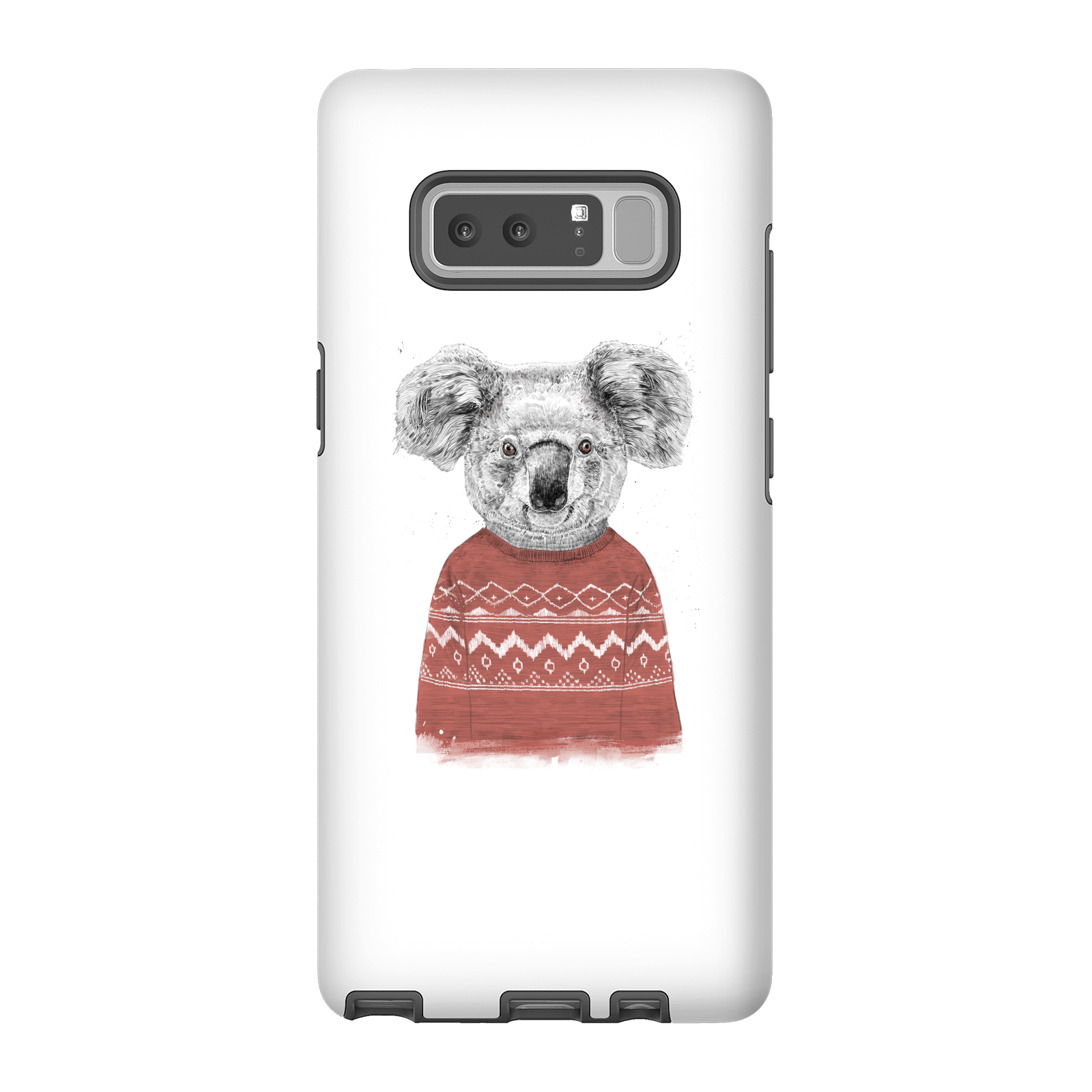 Balazs Solti Koala And Jumper Phone Case for iPhone and Android - Samsung Note 8 - Tough Case - Matte