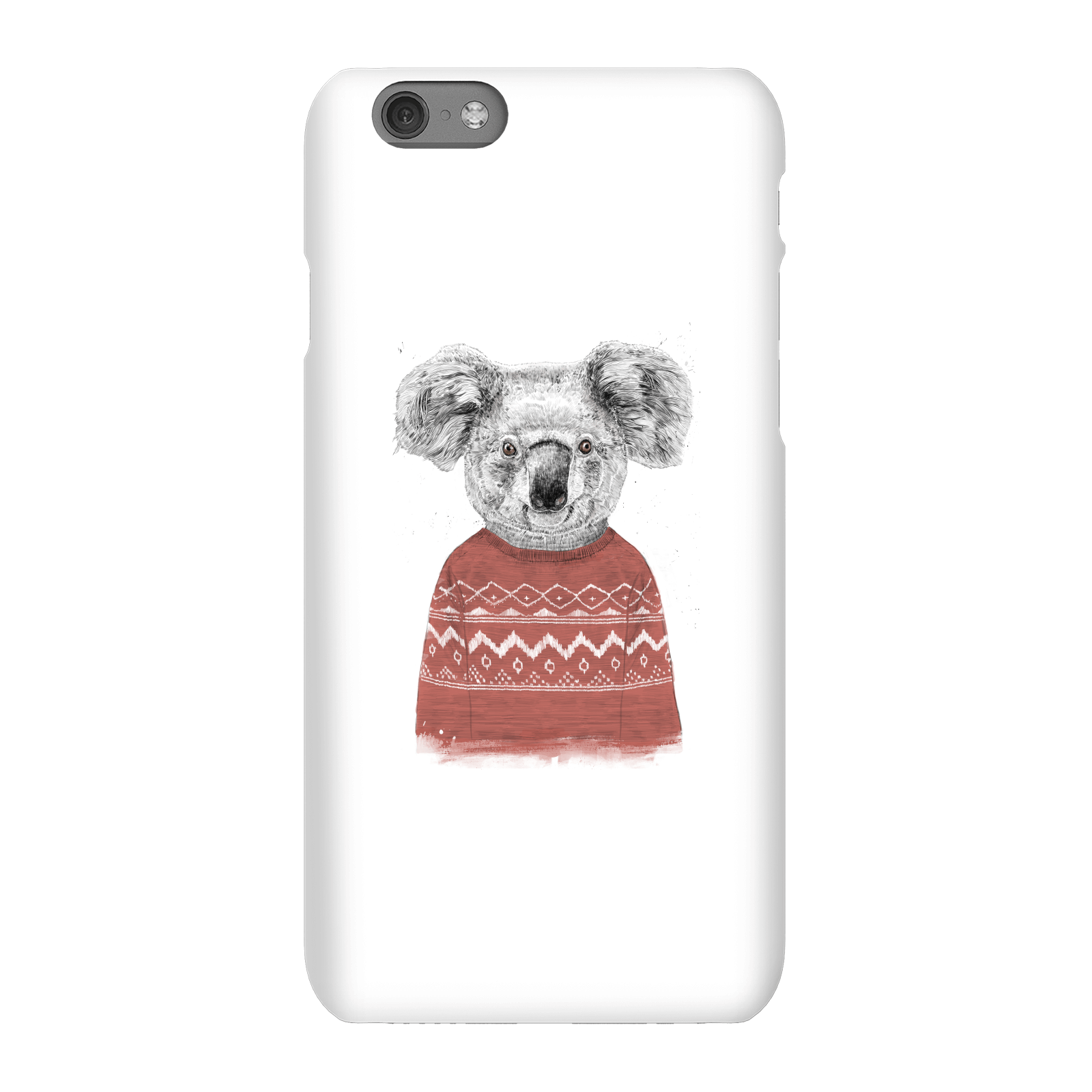 Balazs Solti Koala And Jumper Phone Case for iPhone and Android - iPhone 6S - Snap Case - Gloss