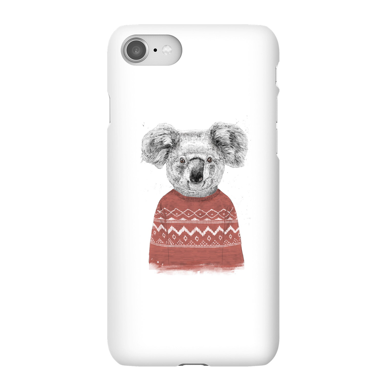 Balazs Solti Koala And Jumper Phone Case for iPhone and Android - iPhone 8 - Snap Case - Gloss