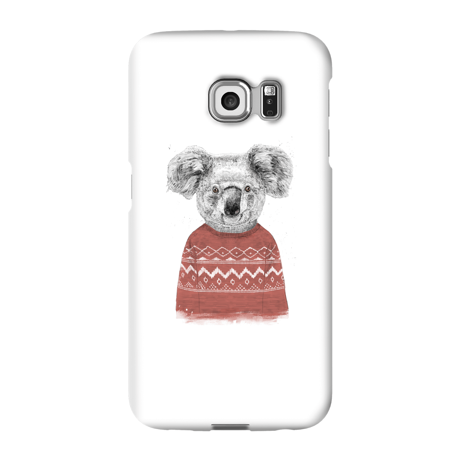 Balazs Solti Koala And Jumper Phone Case for iPhone and Android - Samsung S6 Edge - Snap Case - Gloss