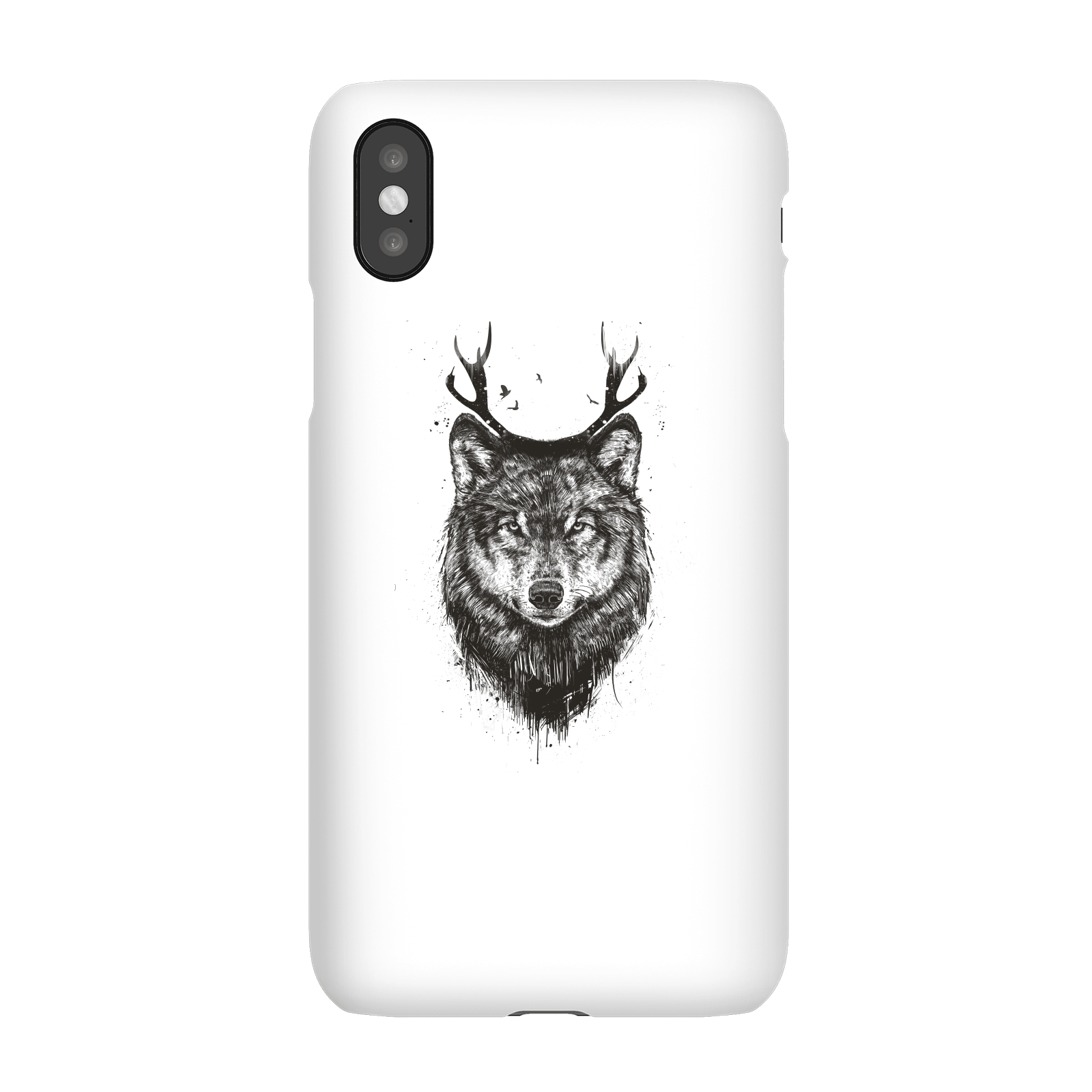 Balazs Solti Wolf Phone Case for iPhone and Android - iPhone X - Snap Case - Gloss
