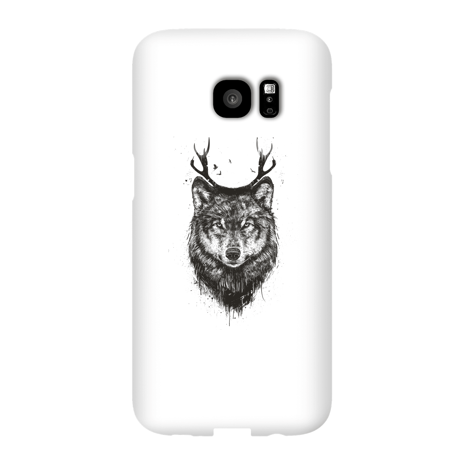 Balazs Solti Wolf Phone Case for iPhone and Android - Samsung S7 Edge - Snap Case - Gloss