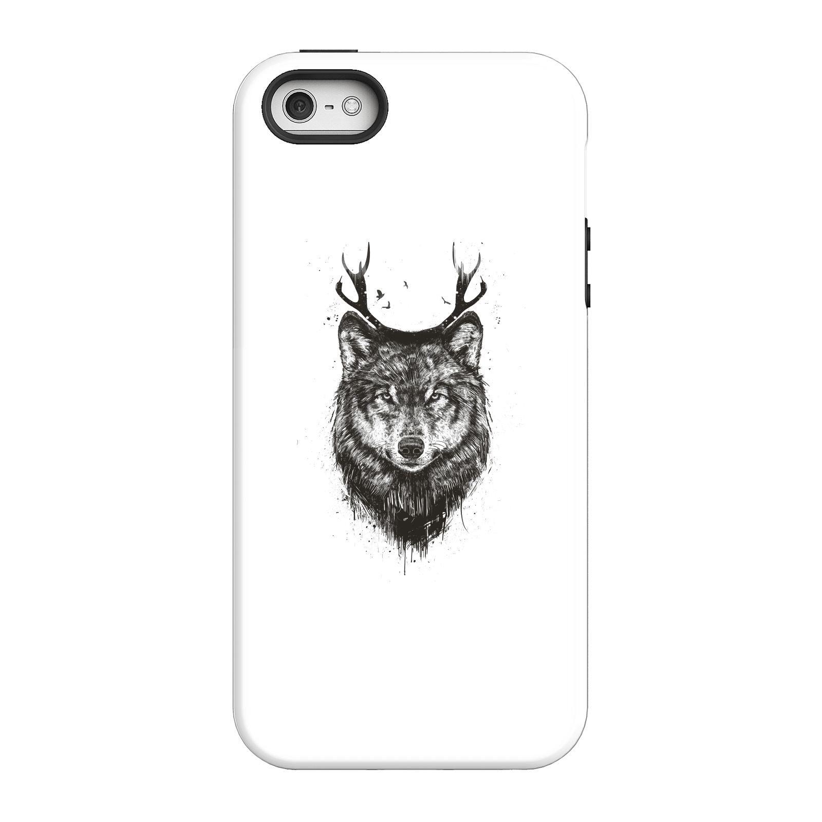 Balazs Solti Wolf Phone Case for iPhone and Android - iPhone 5/5s - Tough Case - Gloss