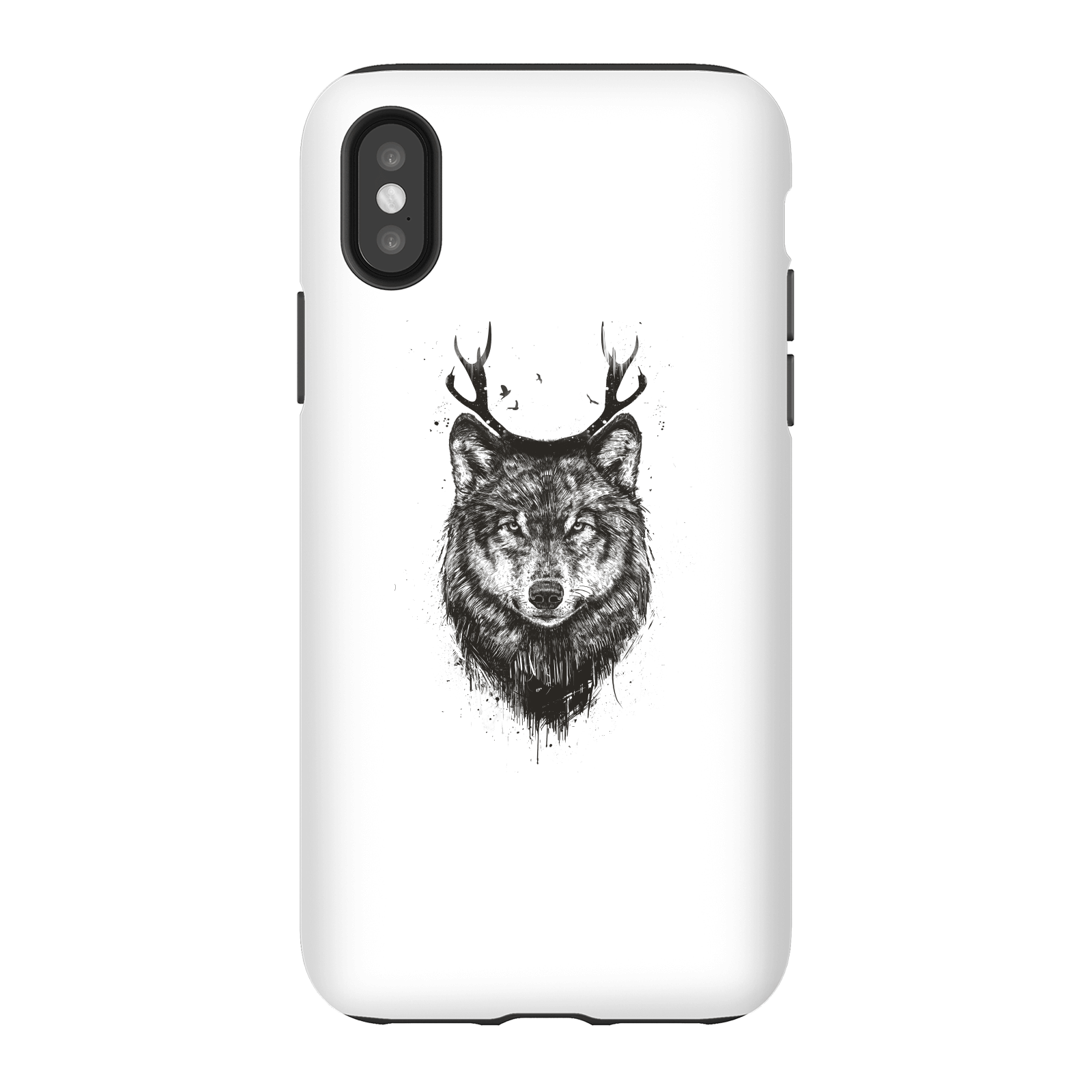 Balazs Solti Wolf Phone Case for iPhone and Android - iPhone X - Tough Case - Gloss