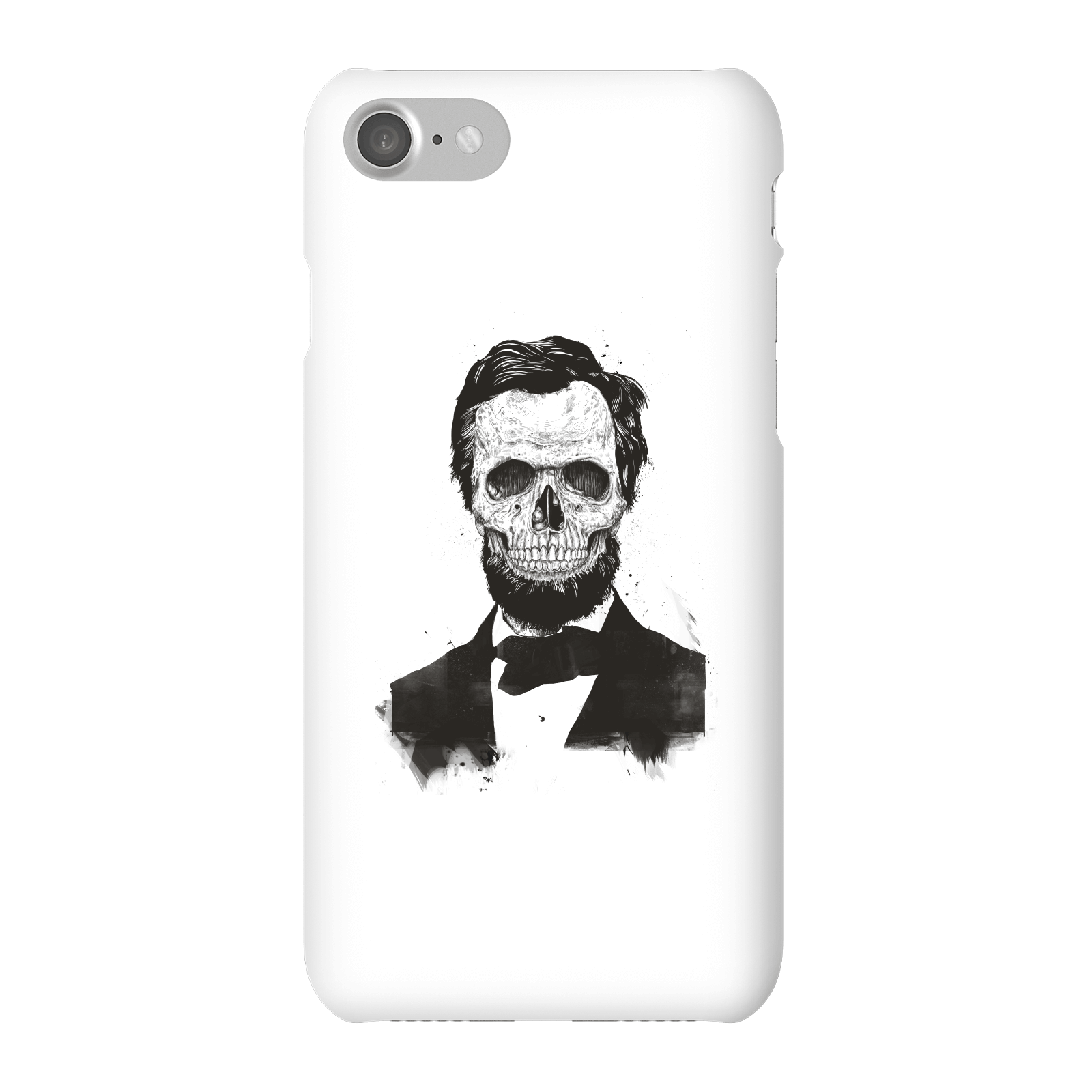 Balazs Solti Suited And Booted Skull Phone Case for iPhone and Android - iPhone 7 - Snap Case - Matte