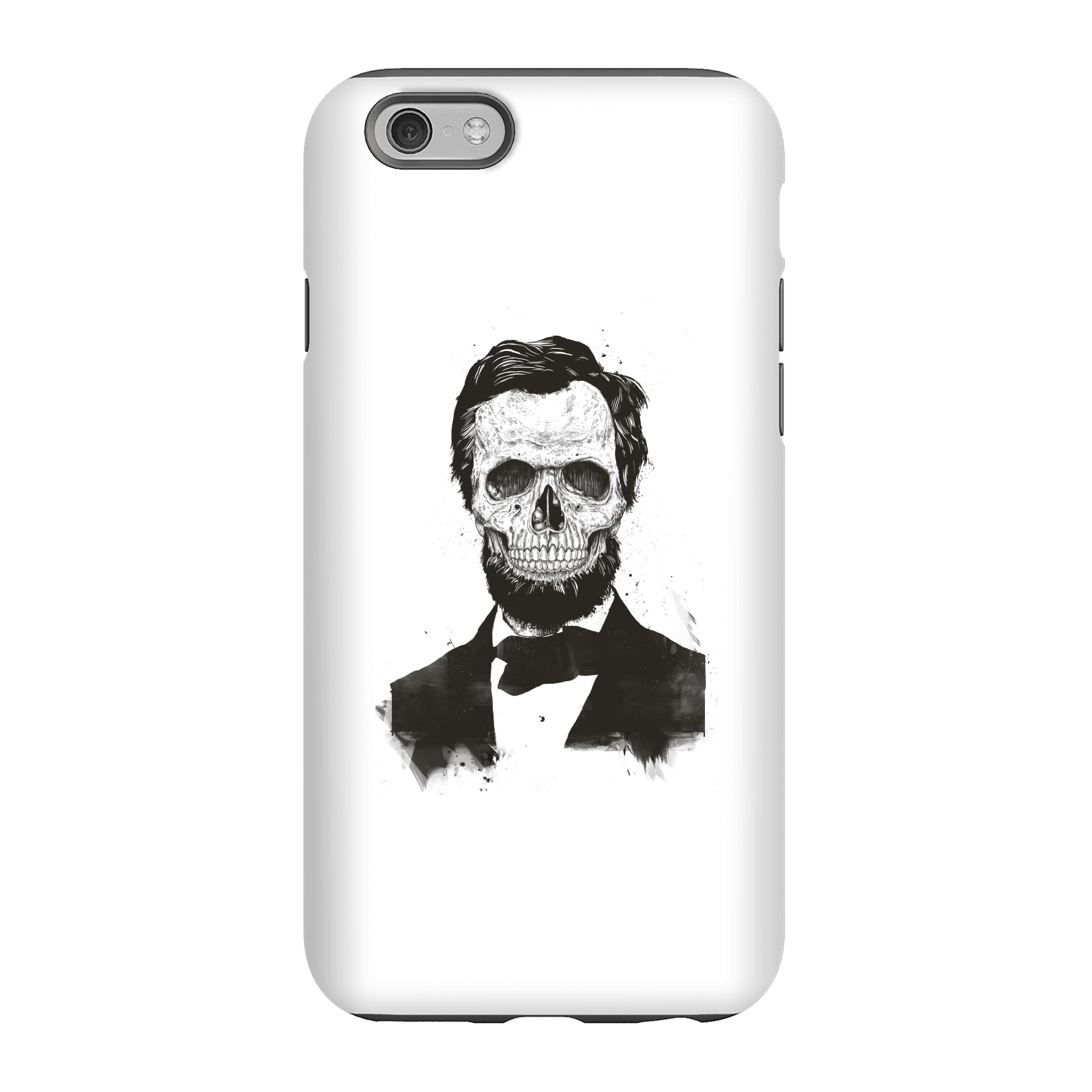 Balazs Solti Suited And Booted Skull Phone Case for iPhone and Android - iPhone 6 - Tough Case - Matte
