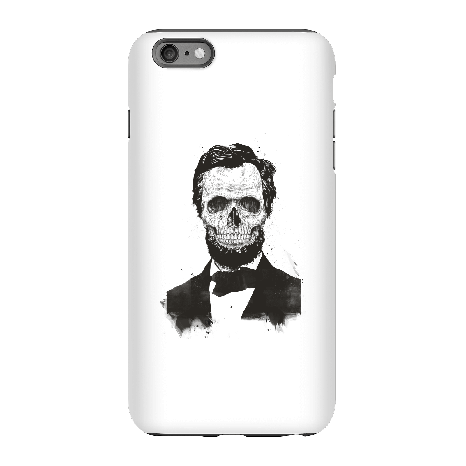 Balazs Solti Suited And Booted Skull Phone Case for iPhone and Android - iPhone 6 Plus - Tough Case - Matte