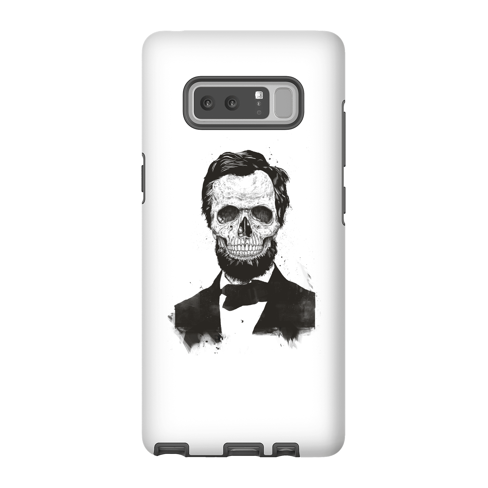 Balazs Solti Suited And Booted Skull Phone Case for iPhone and Android - Samsung Note 8 - Tough Case - Matte
