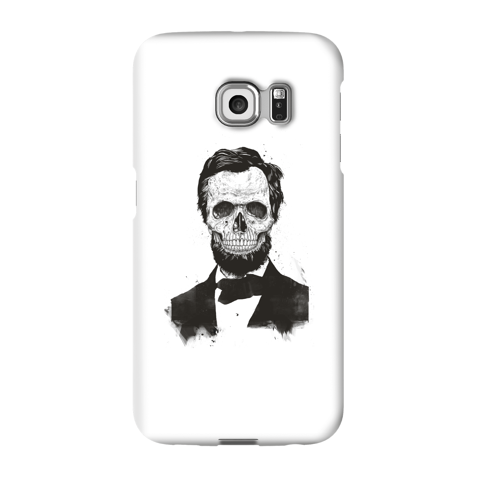 Balazs Solti Suited And Booted Skull Phone Case for iPhone and Android - Samsung S6 Edge Plus - Snap Case - Gloss