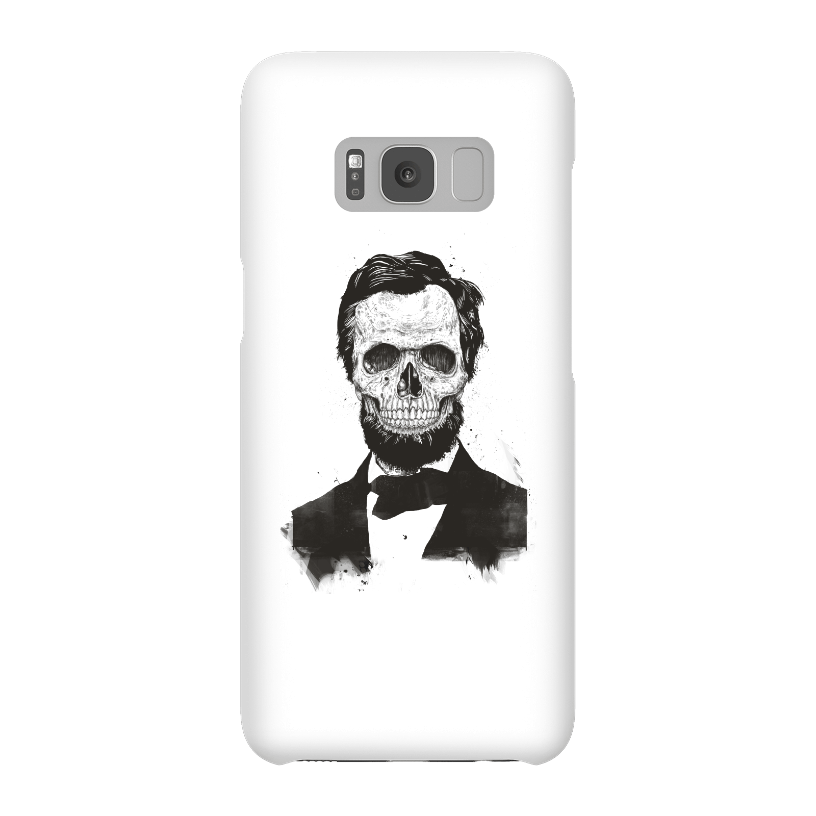 Balazs Solti Suited And Booted Skull Phone Case for iPhone and Android - Samsung S8 - Snap Case - Gloss