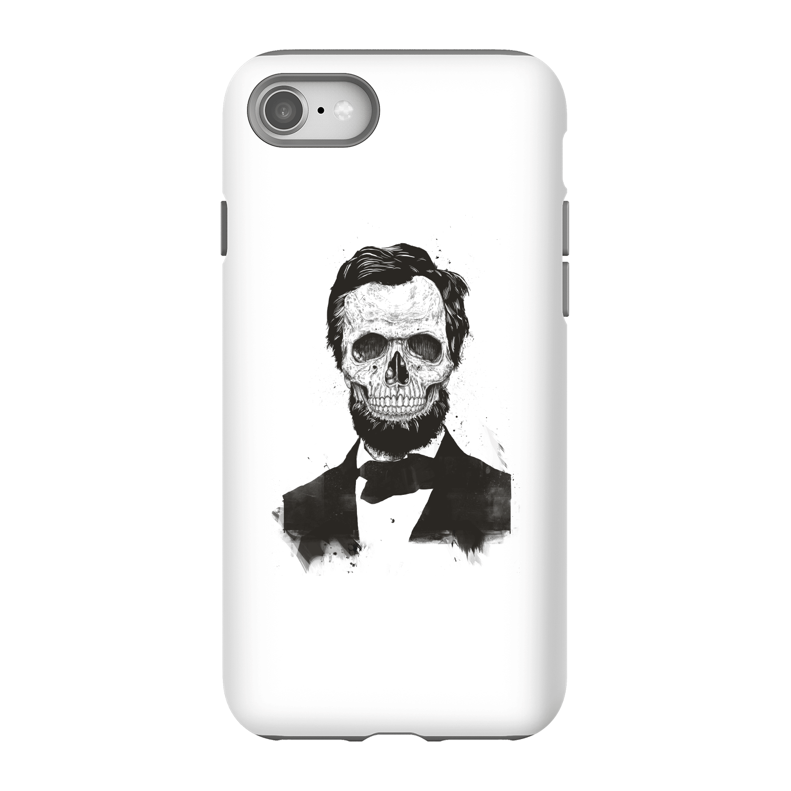 Balazs Solti Suited And Booted Skull Phone Case for iPhone and Android - iPhone 8 - Tough Case - Gloss