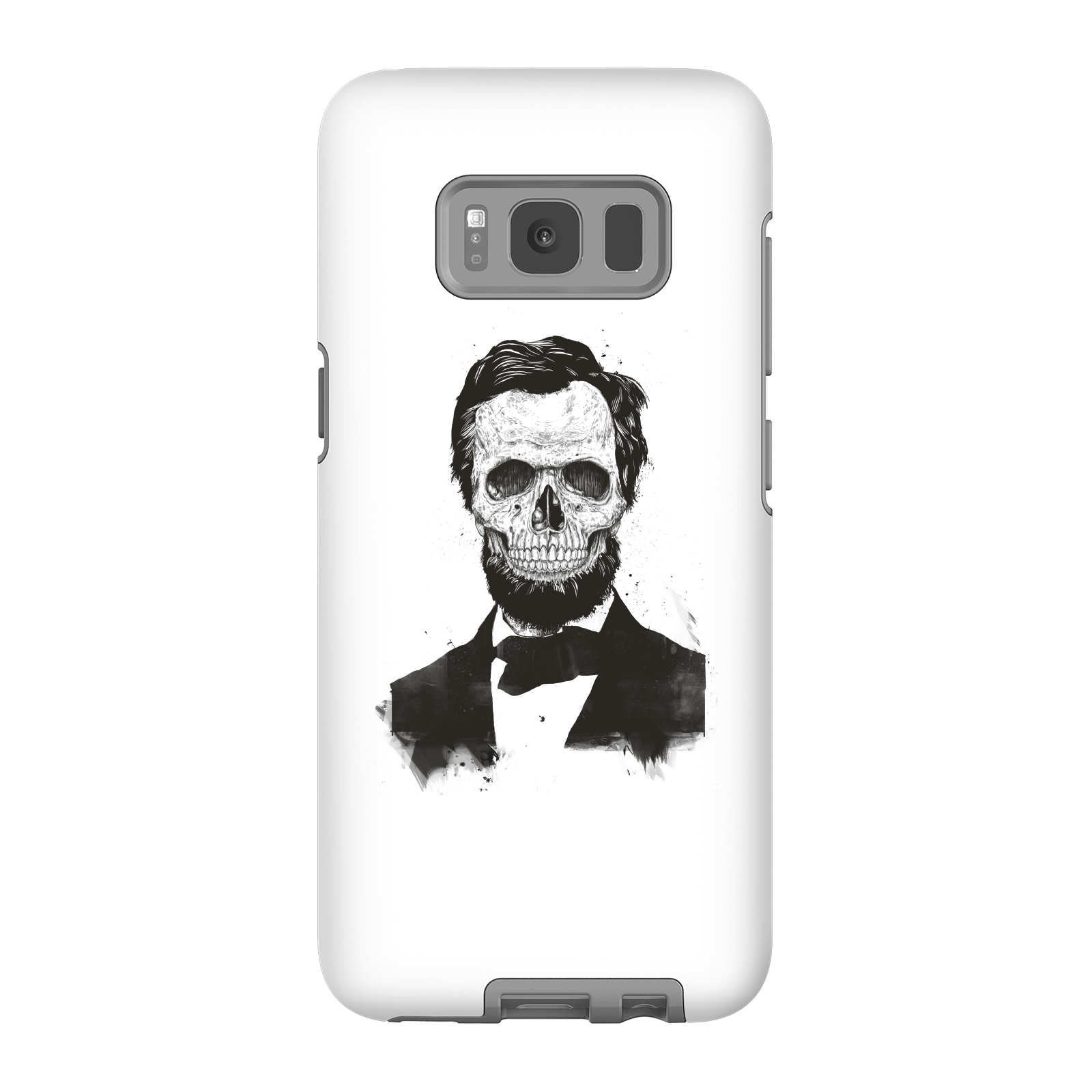 Balazs Solti Suited And Booted Skull Phone Case for iPhone and Android - Samsung S8 - Tough Case - Gloss