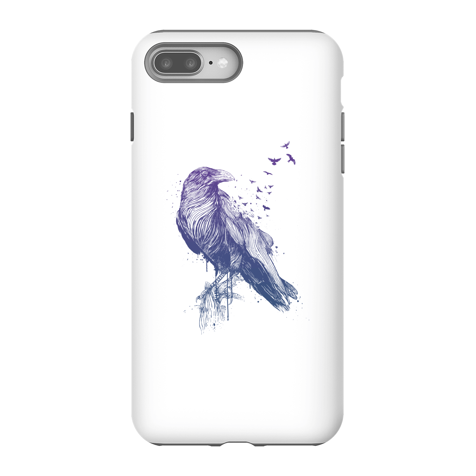 Balazs Solti Birds Flying Phone Case for iPhone and Android - iPhone 8 Plus - Tough Case - Matte