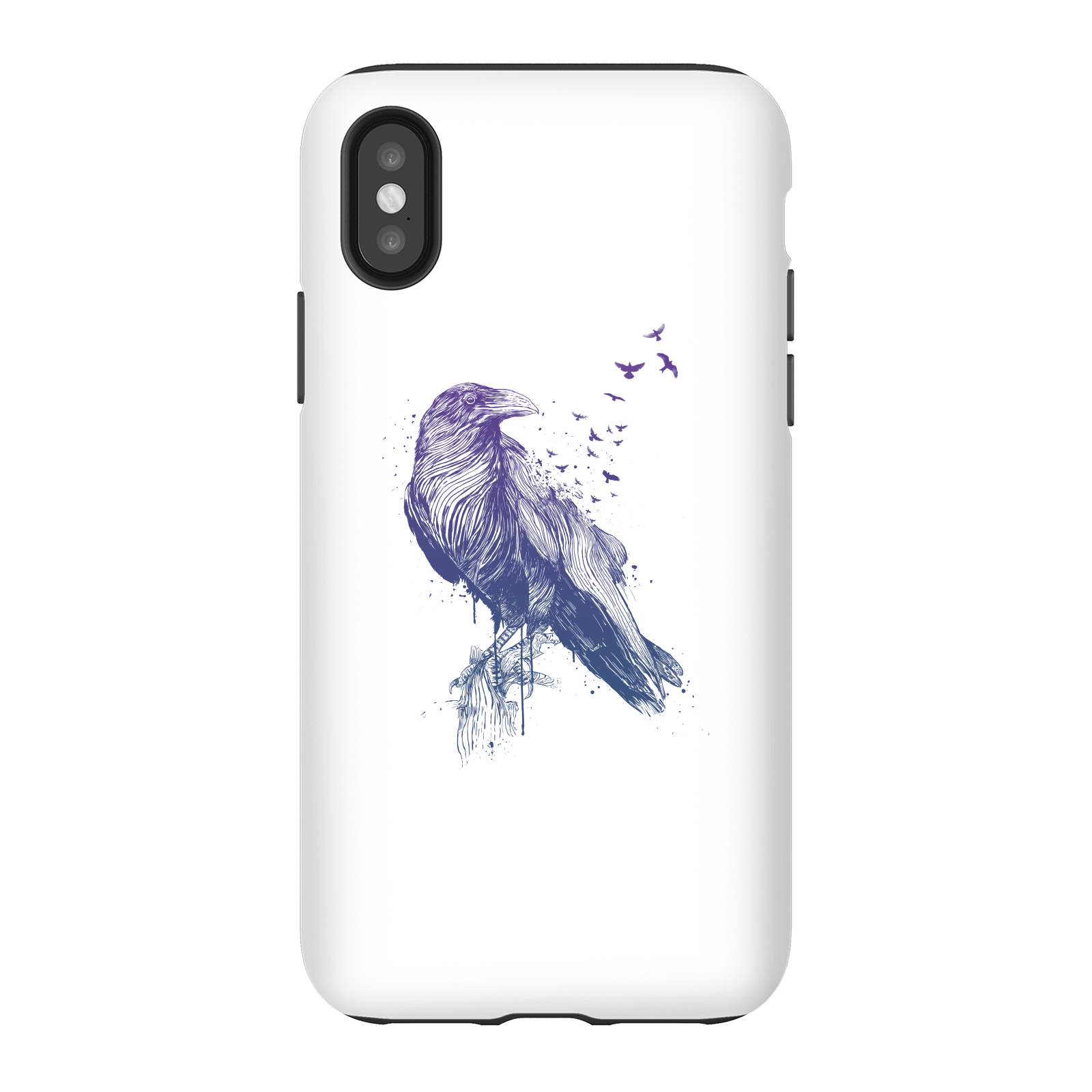 Balazs Solti Birds Flying Phone Case for iPhone and Android - iPhone X - Tough Case - Matte