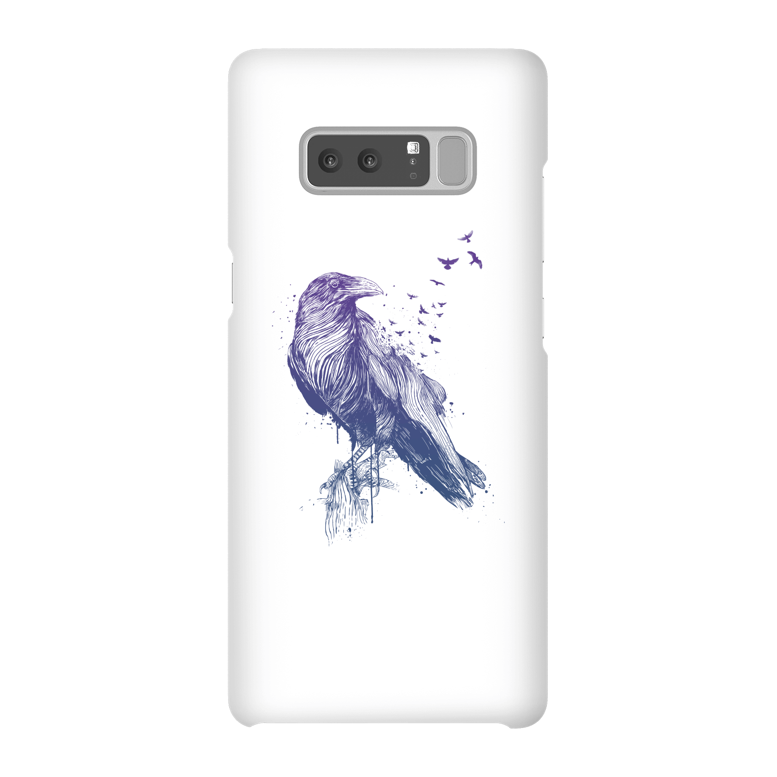 Balazs Solti Birds Flying Phone Case for iPhone and Android - Samsung Note 8 - Snap Case - Gloss