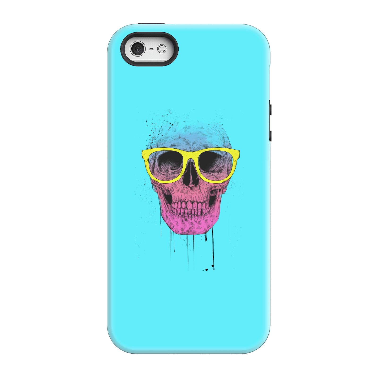 Balazs Solti Skull And Glasses Phone Case for iPhone and Android - iPhone 5/5s - Tough Case - Matte