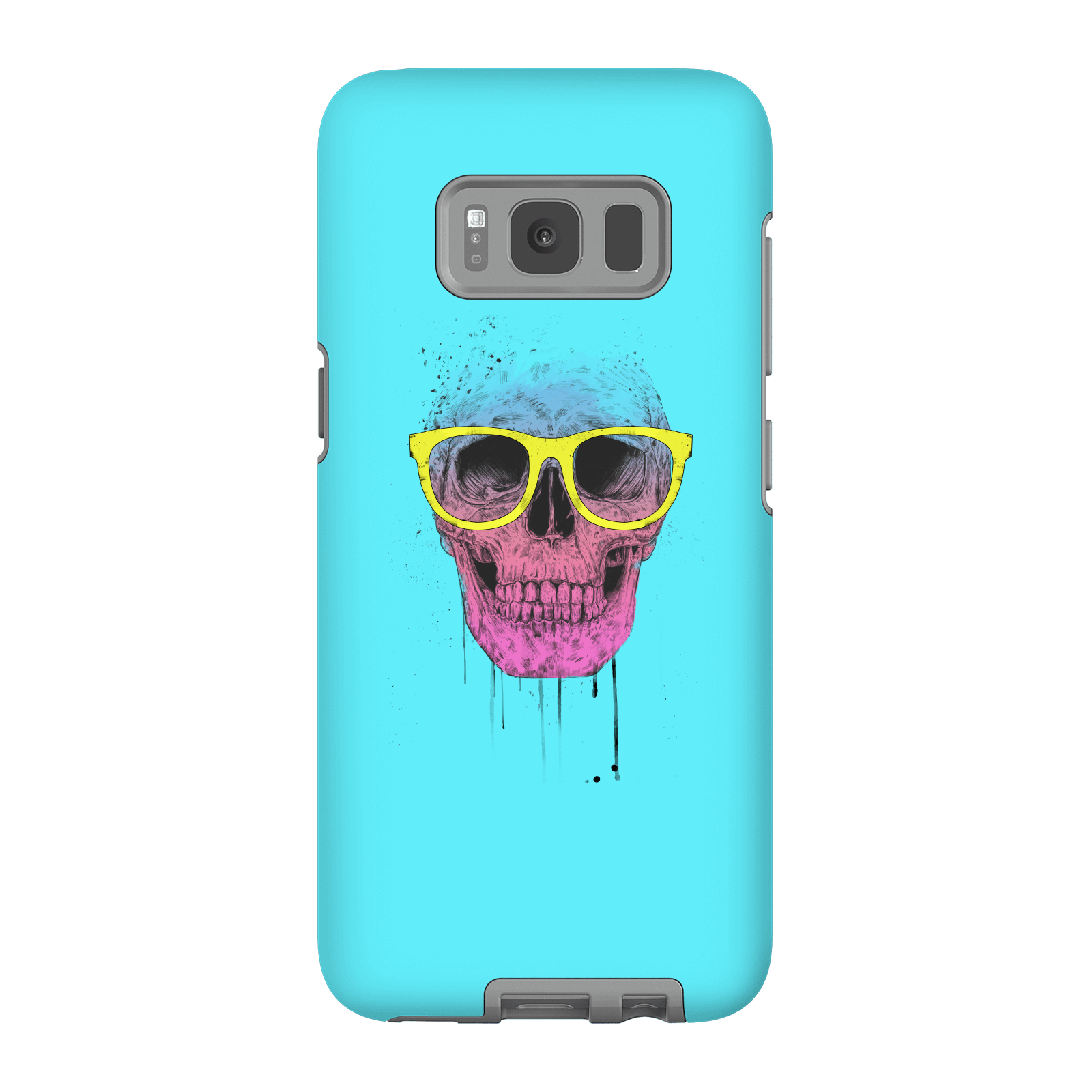 Balazs Solti Skull And Glasses Phone Case for iPhone and Android - Samsung S8 - Tough Case - Matte