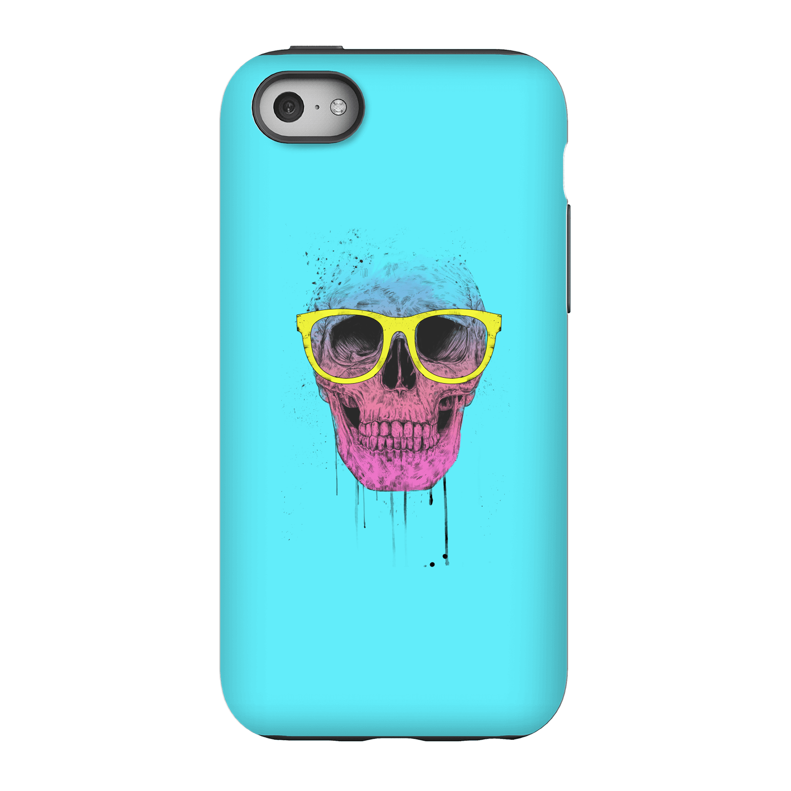 Balazs Solti Skull And Glasses Phone Case for iPhone and Android - iPhone 5C - Tough Case - Gloss