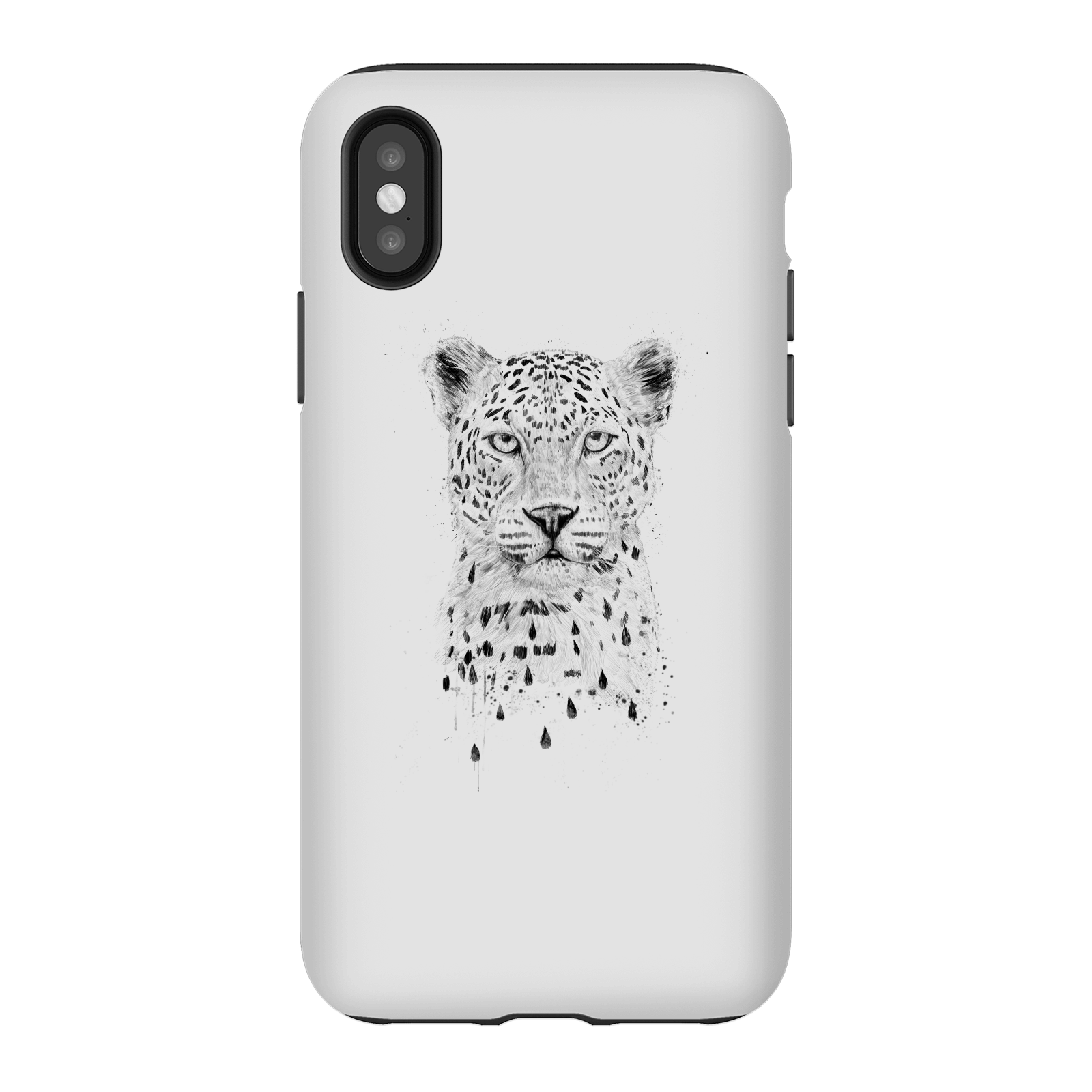 Balazs Solti Leopard Phone Case for iPhone and Android - iPhone X - Tough Case - Matte