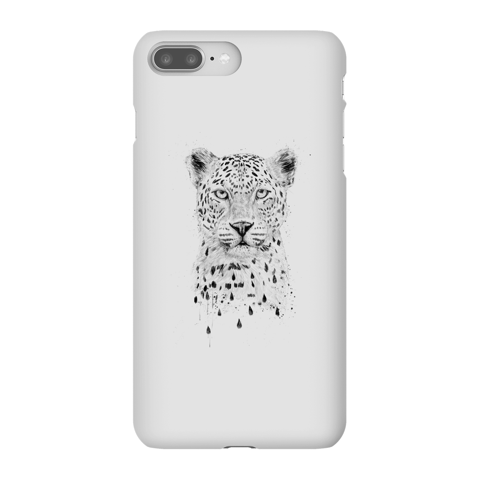 Balazs Solti Leopard Phone Case for iPhone and Android - iPhone 8 Plus - Snap Case - Gloss