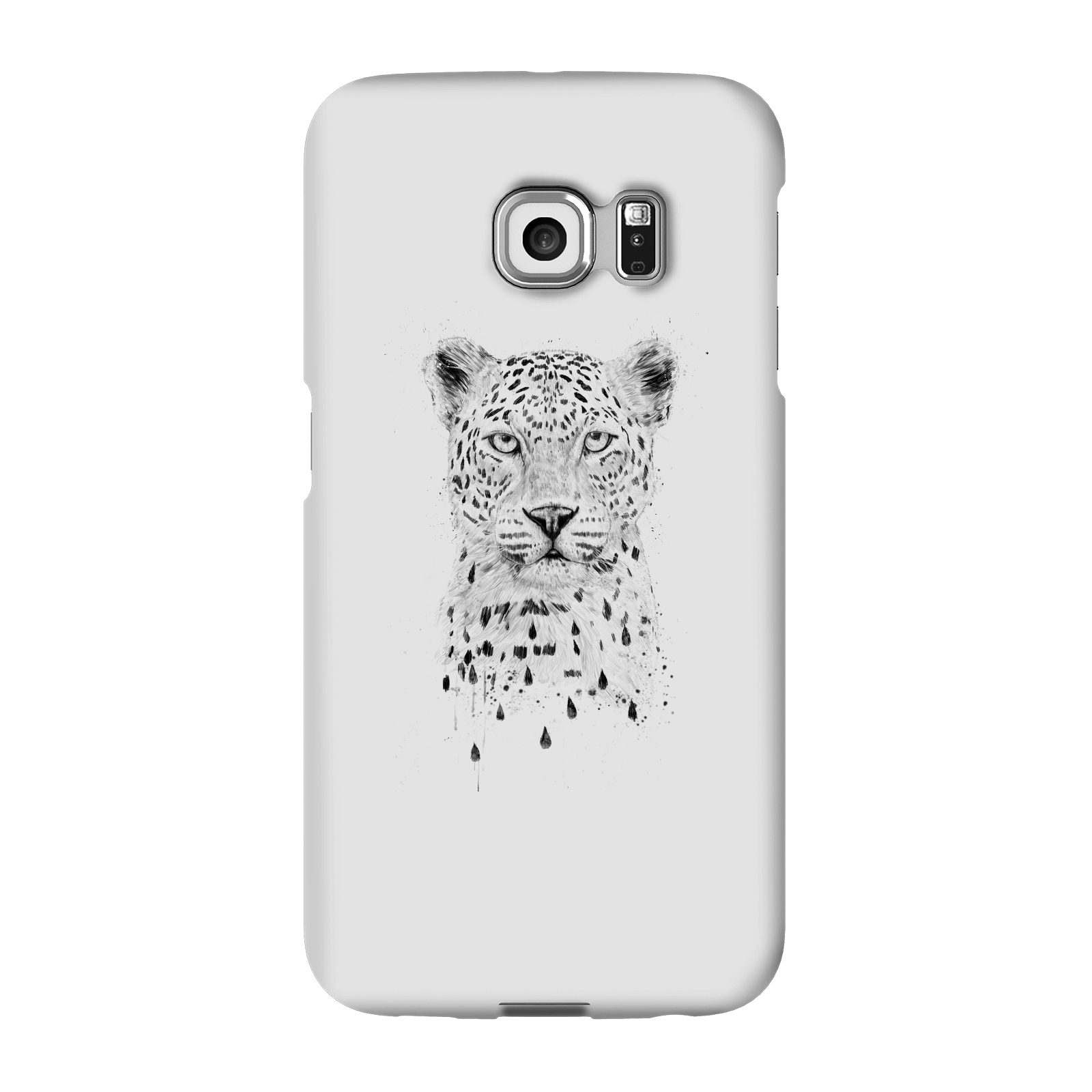 balazs solti leopard phone case for iphone and android - samsung s6 edge plus - snap case - gloss