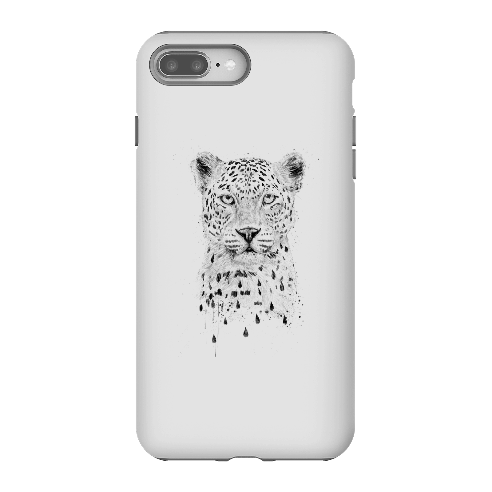 Balazs Solti Leopard Phone Case for iPhone and Android - iPhone 8 Plus - Tough Case - Gloss