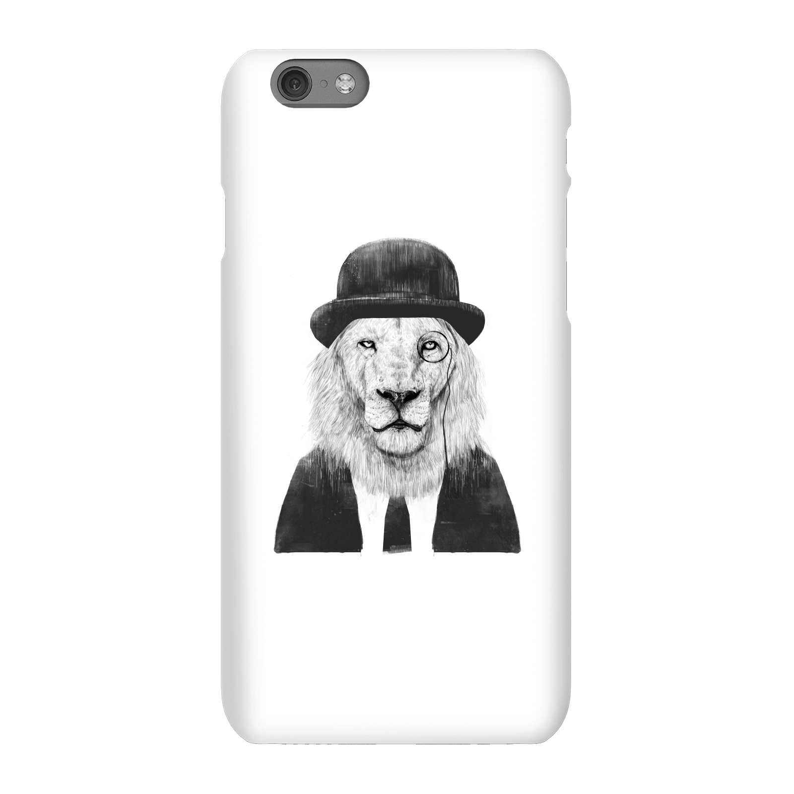 Balazs Solti Monocle Lion Phone Case for iPhone and Android - iPhone 6S - Snap Case - Matte