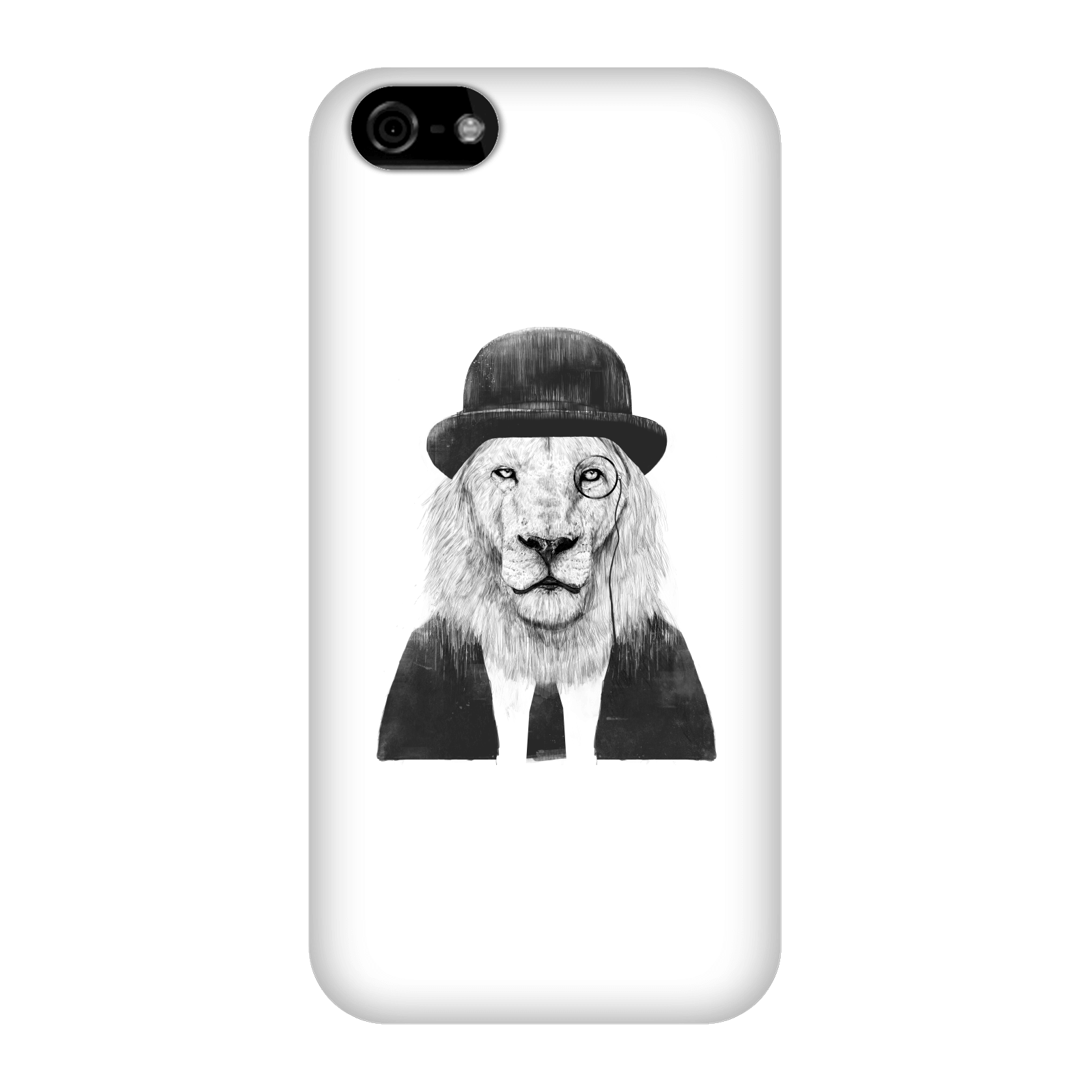 Balazs Solti Monocle Lion Phone Case for iPhone and Android - iPhone 5C - Snap Case - Gloss