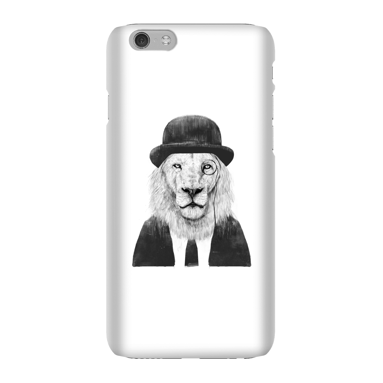Balazs Solti Monocle Lion Phone Case for iPhone and Android - iPhone 6 - Snap Case - Gloss
