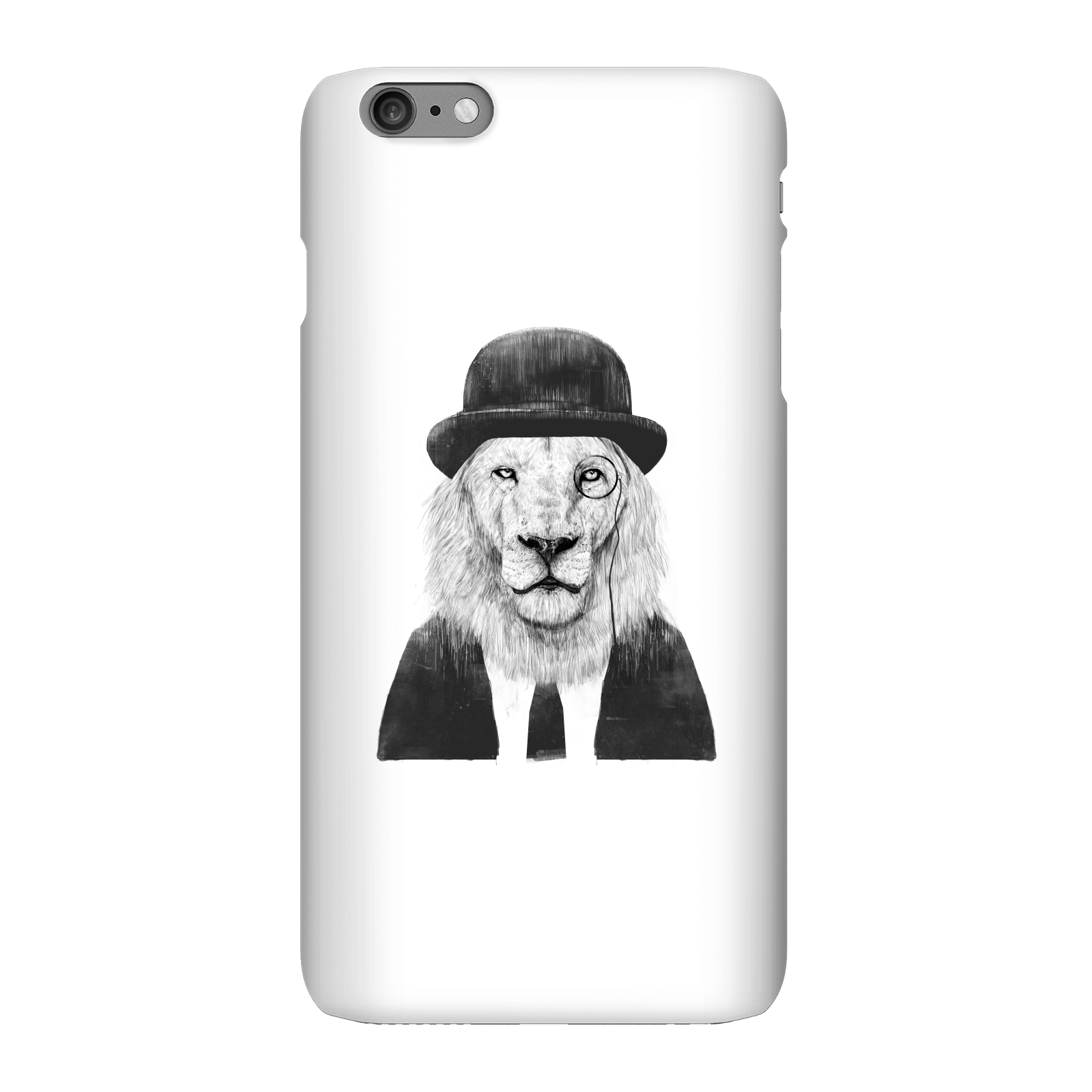 Balazs Solti Monocle Lion Phone Case for iPhone and Android - iPhone 6 Plus - Snap Case - Gloss