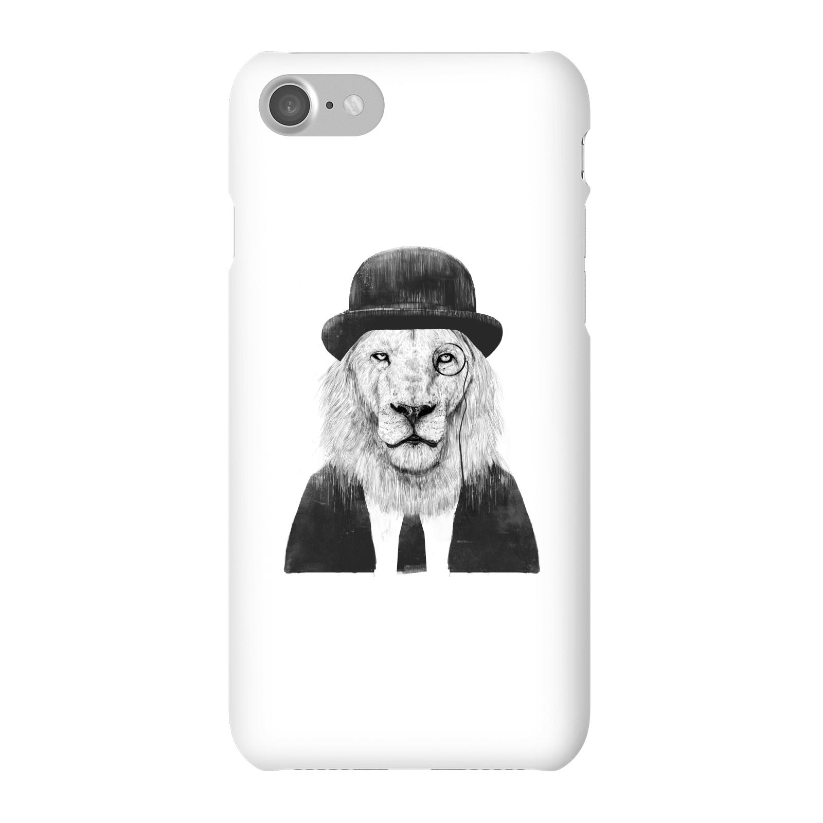 Balazs Solti Monocle Lion Phone Case for iPhone and Android - iPhone 7 - Snap Case - Gloss