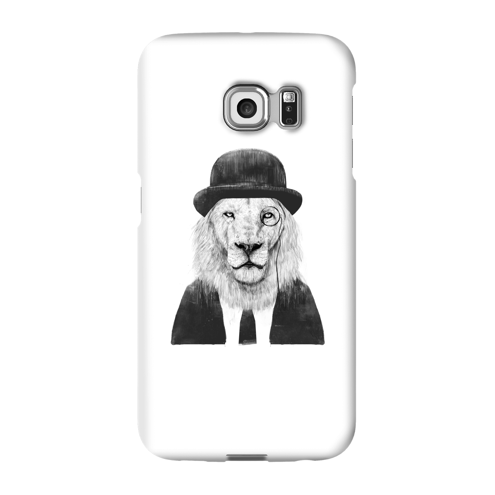 Balazs Solti Monocle Lion Phone Case for iPhone and Android - Samsung S6 Edge Plus - Snap Case - Gloss