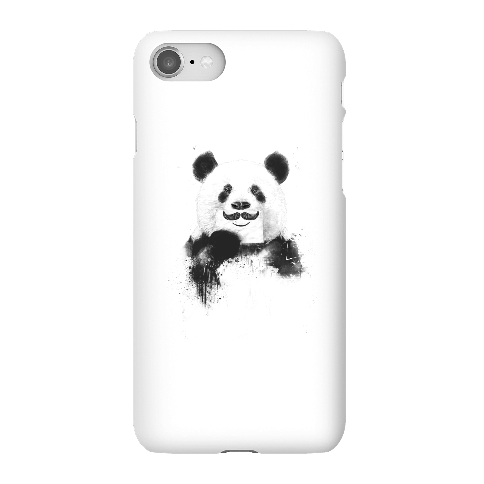 Balazs Solti Moustache And Panda Phone Case for iPhone and Android - iPhone 8 - Snap Case - Matte