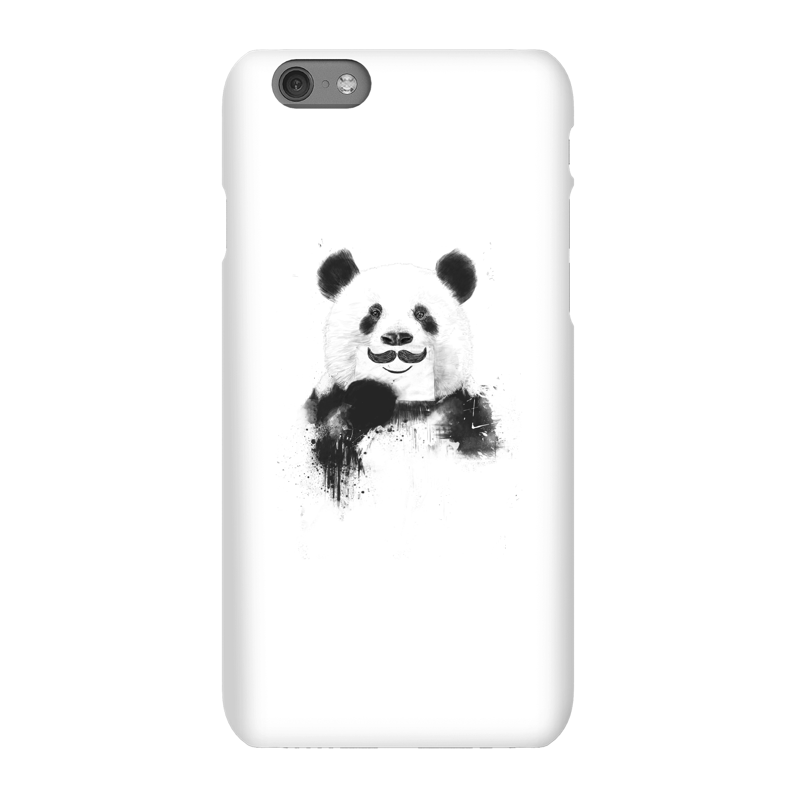 Balazs Solti Moustache And Panda Phone Case for iPhone and Android - iPhone 6S - Snap Case - Gloss