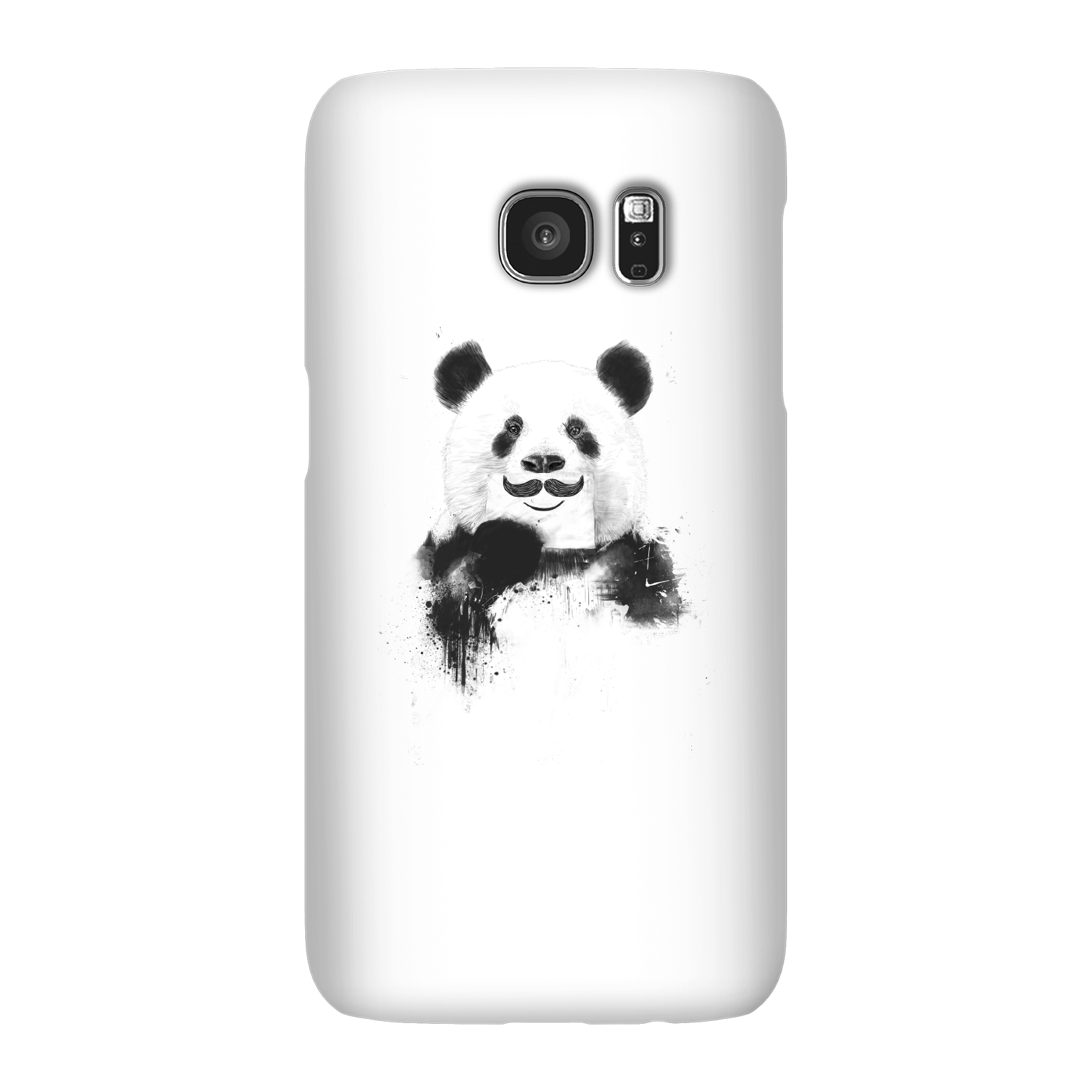 Balazs Solti Moustache And Panda Phone Case for iPhone and Android - Samsung S7 - Snap Case - Gloss