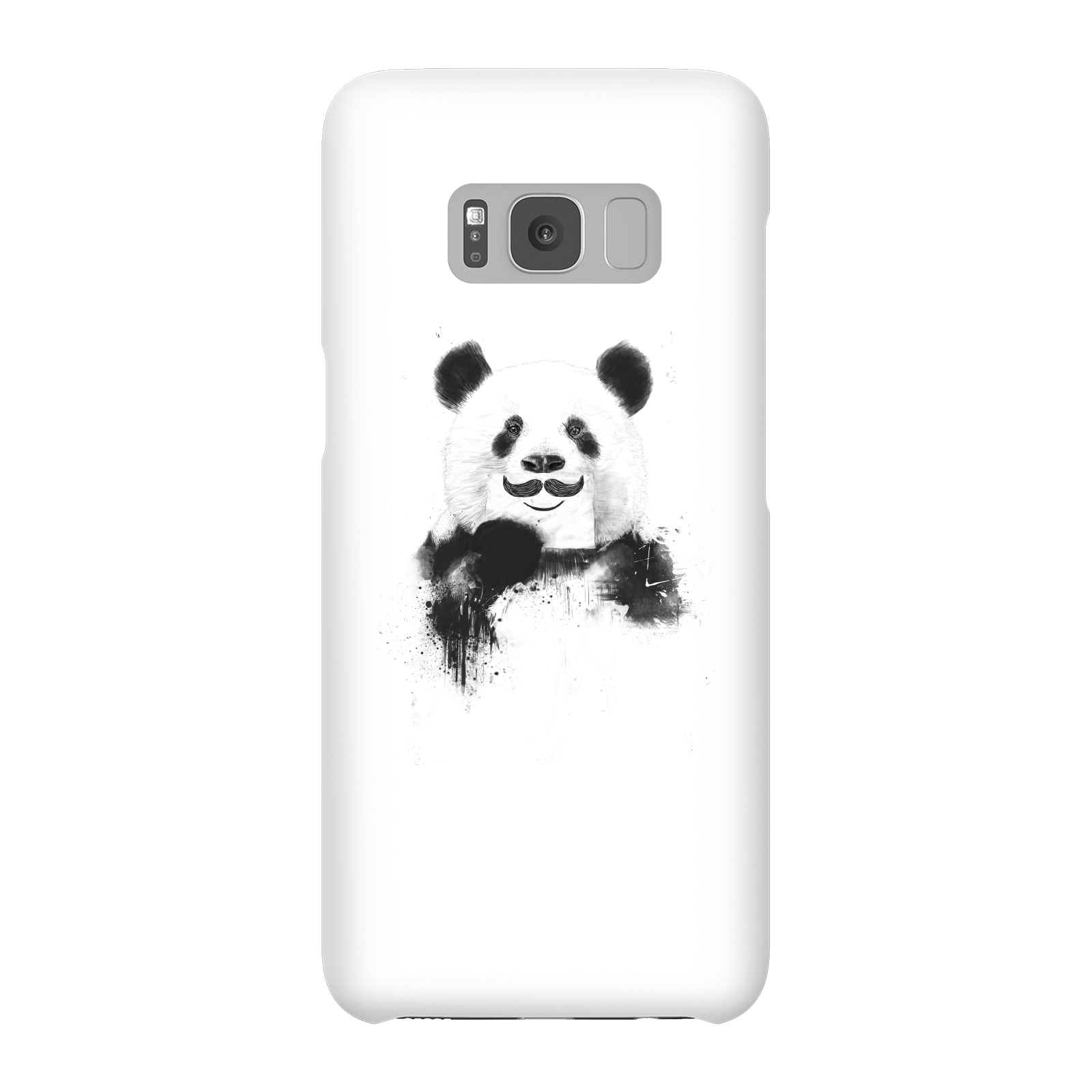 Balazs Solti Moustache And Panda Phone Case for iPhone and Android - Samsung S8 - Snap Case - Gloss
