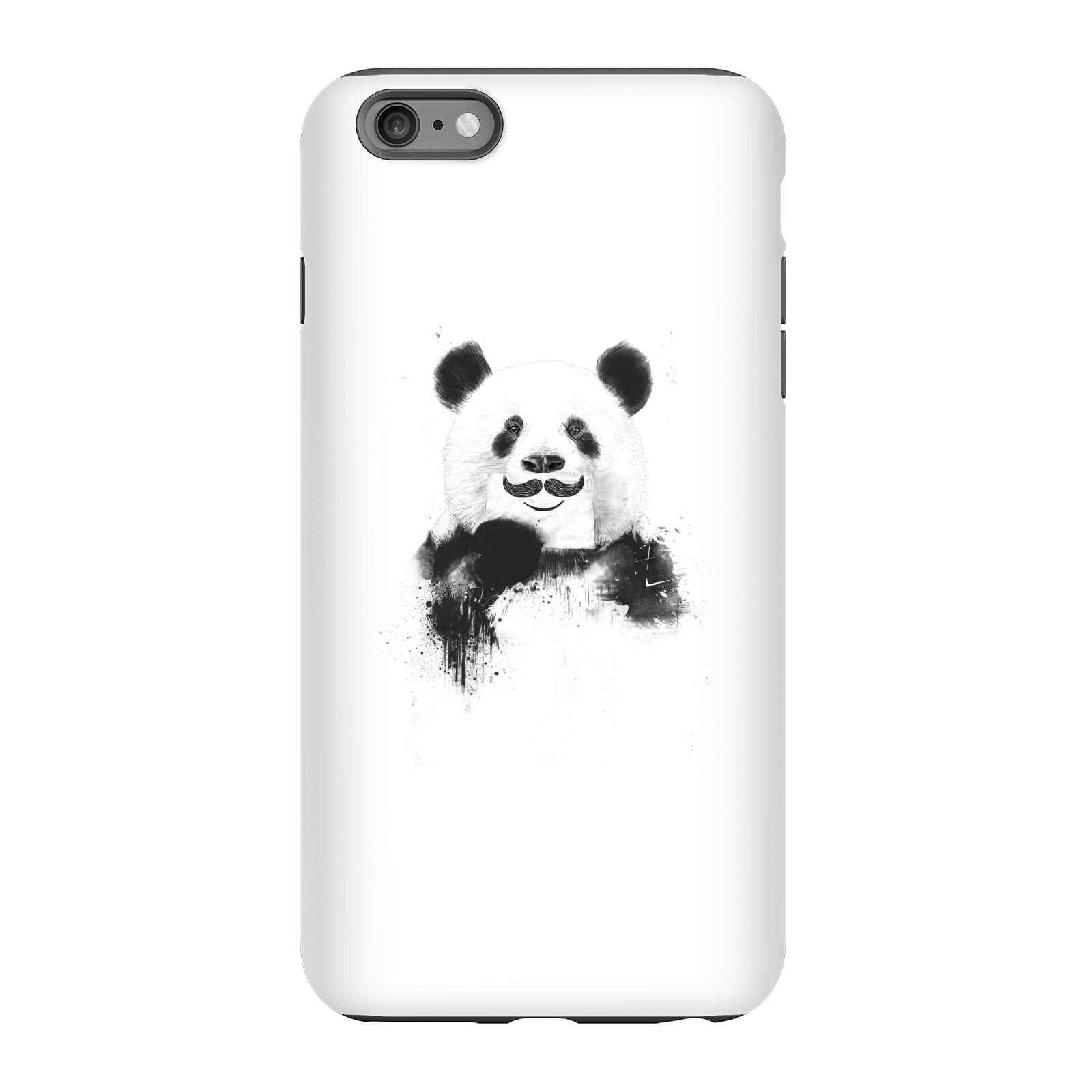 Balazs Solti Moustache And Panda Phone Case for iPhone and Android - iPhone 6 Plus - Tough Case - Gloss