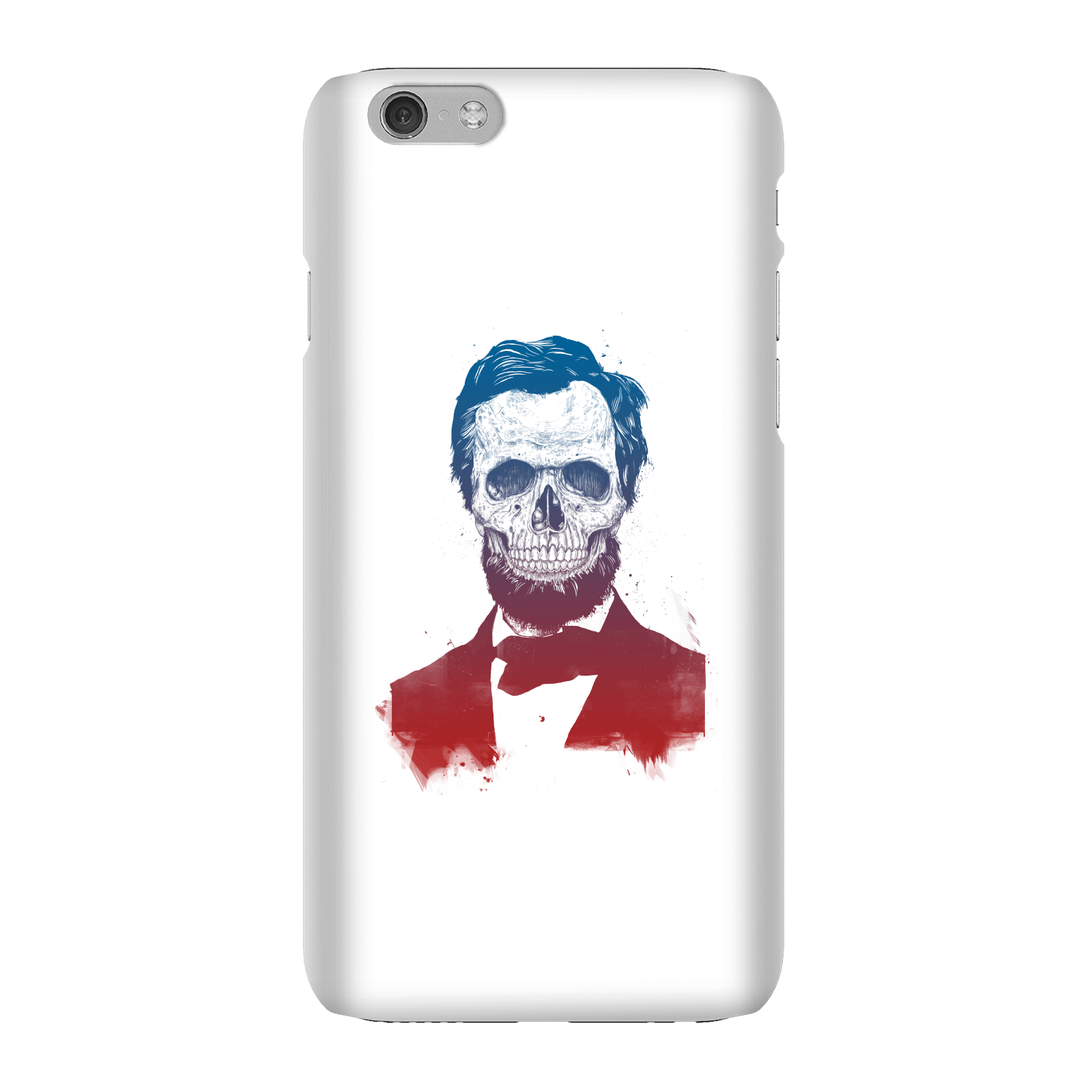 Balazs Solti Suited And Booted Skull Phone Case for iPhone and Android - iPhone 6 - Snap Case - Matte