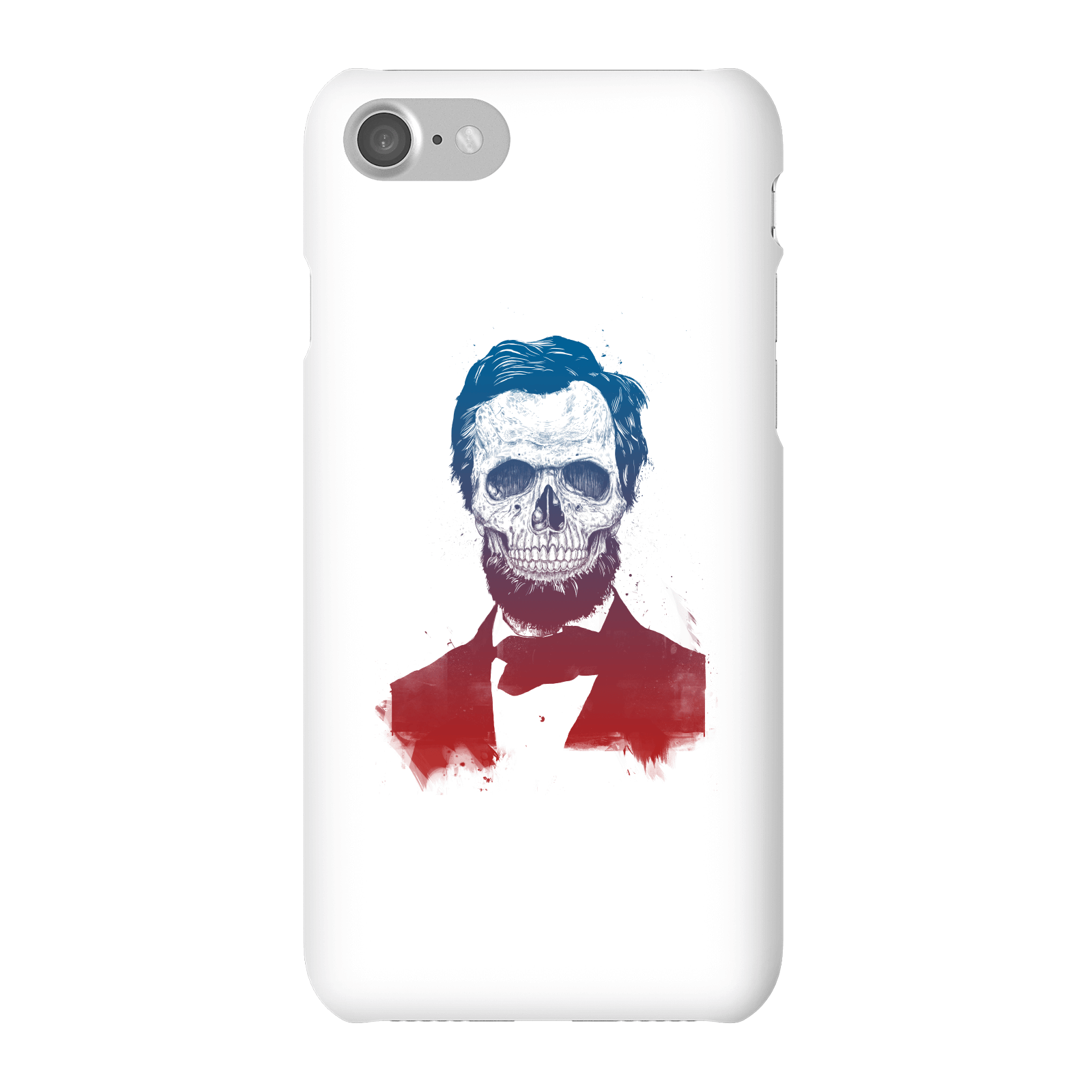 Balazs Solti Suited And Booted Skull Phone Case for iPhone and Android - iPhone 7 - Snap Case - Matte