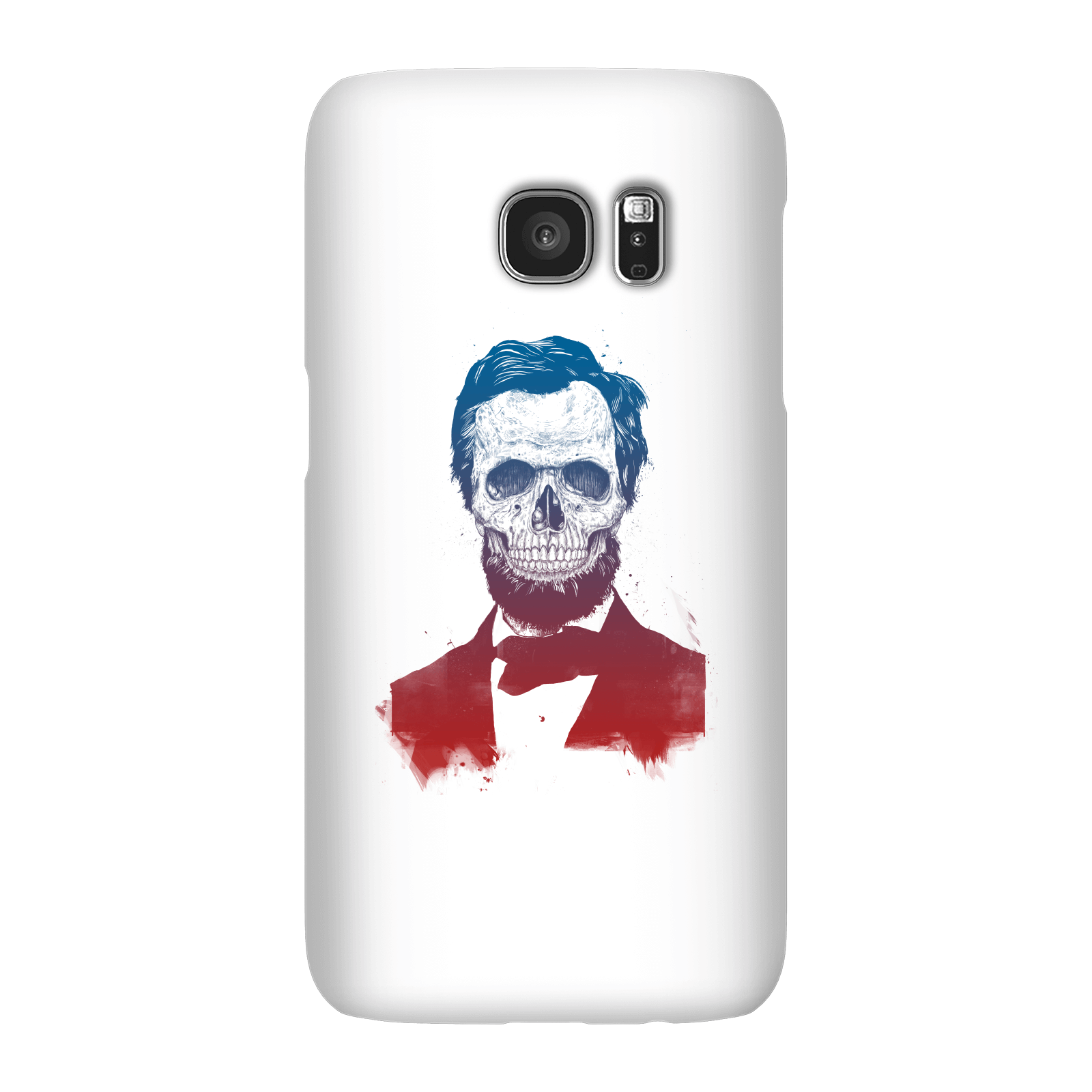 Balazs Solti Suited And Booted Skull Phone Case for iPhone and Android - Samsung S7 - Snap Case - Matte