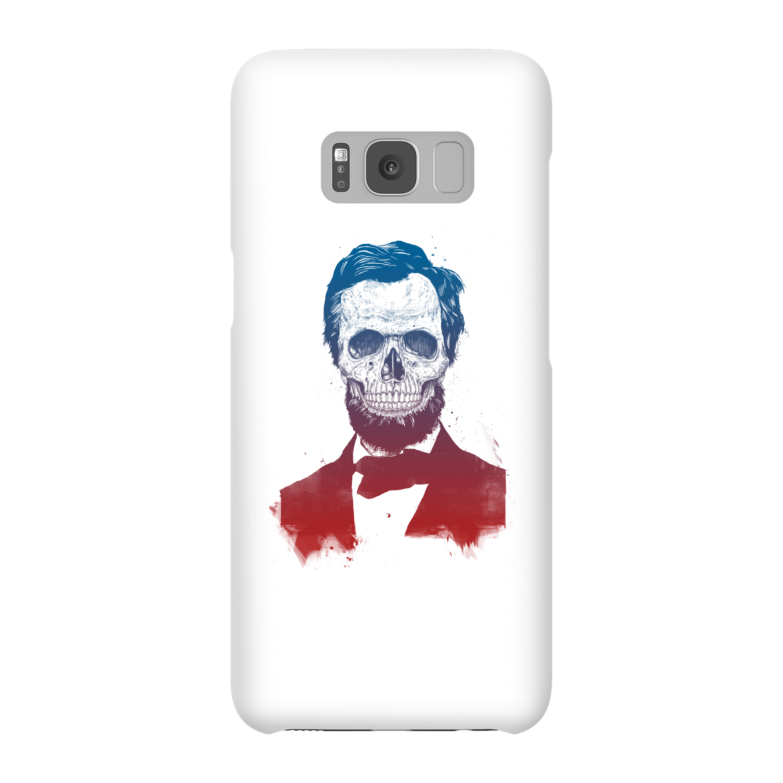 Balazs Solti Suited And Booted Skull Phone Case for iPhone and Android - Samsung S8 - Snap Case - Matte