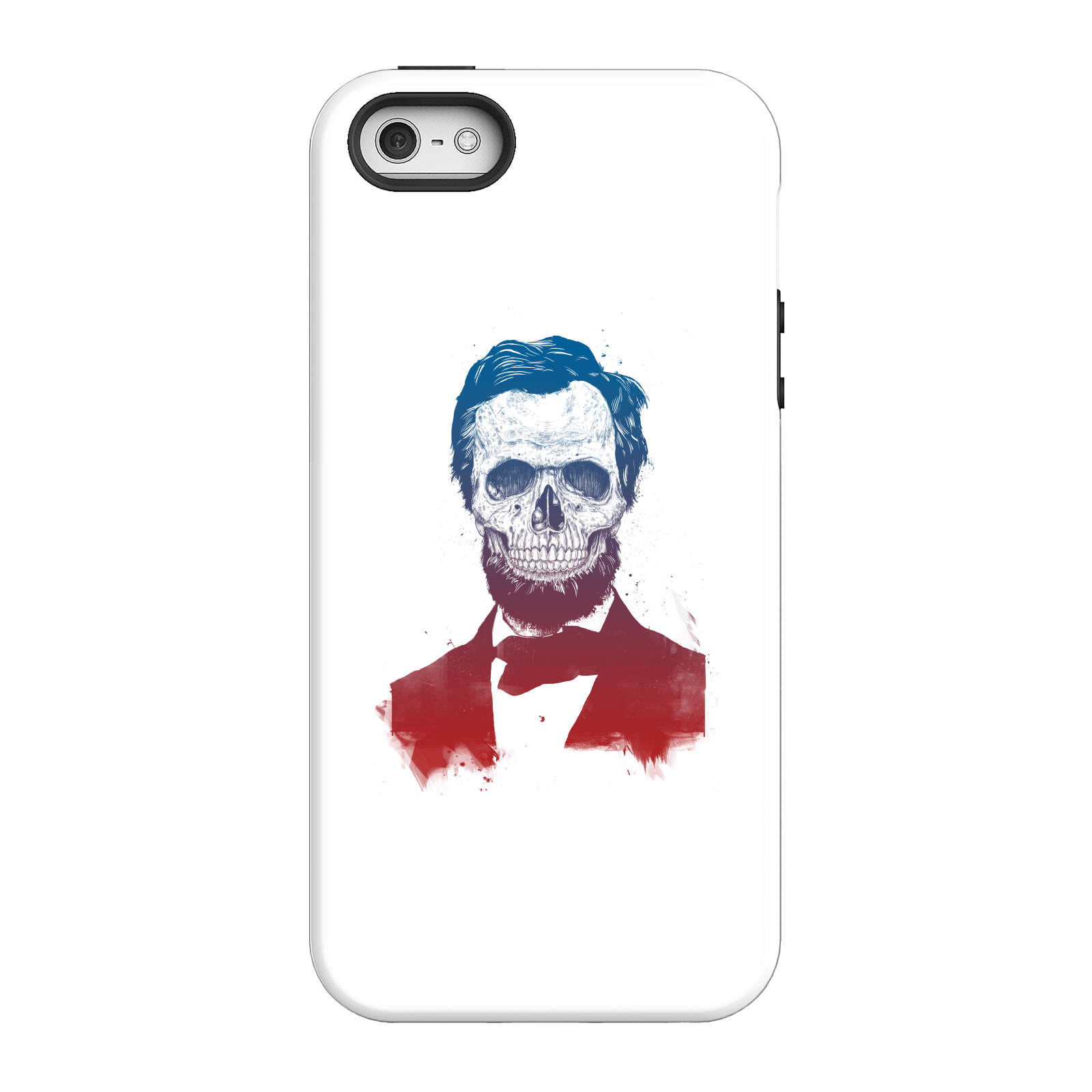 Balazs Solti Suited And Booted Skull Phone Case for iPhone and Android - iPhone 5/5s - Tough Case - Matte