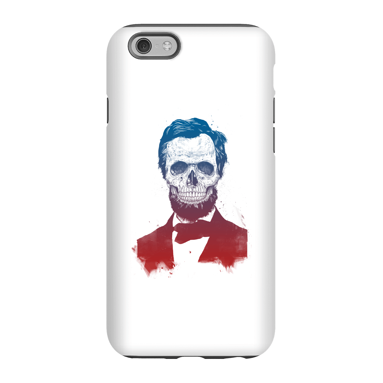 Balazs Solti Suited And Booted Skull Phone Case for iPhone and Android - iPhone 6 - Tough Case - Matte