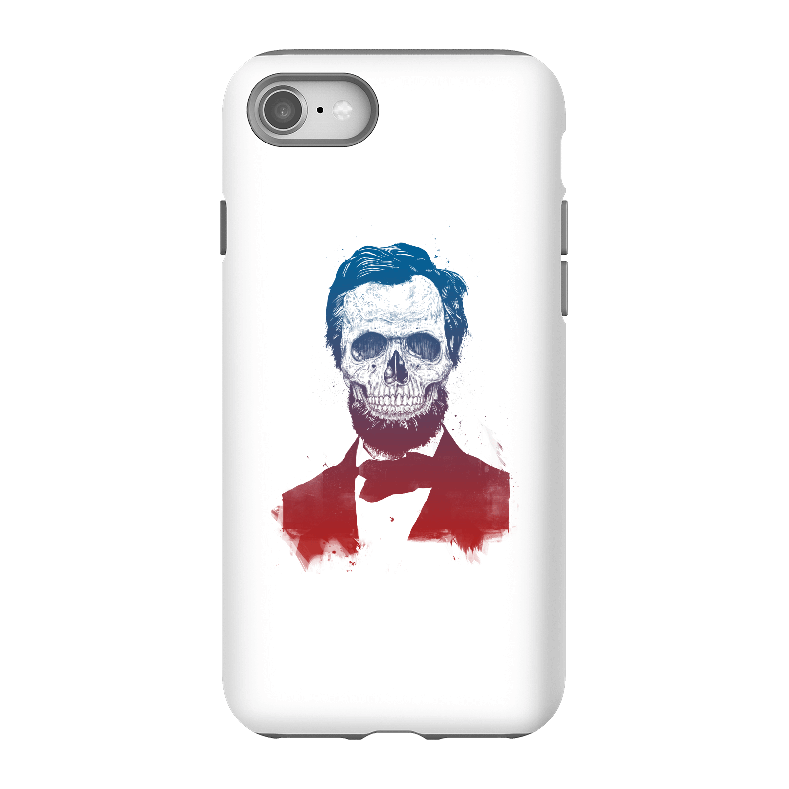 Balazs Solti Suited And Booted Skull Phone Case for iPhone and Android - iPhone 8 - Tough Case - Matte