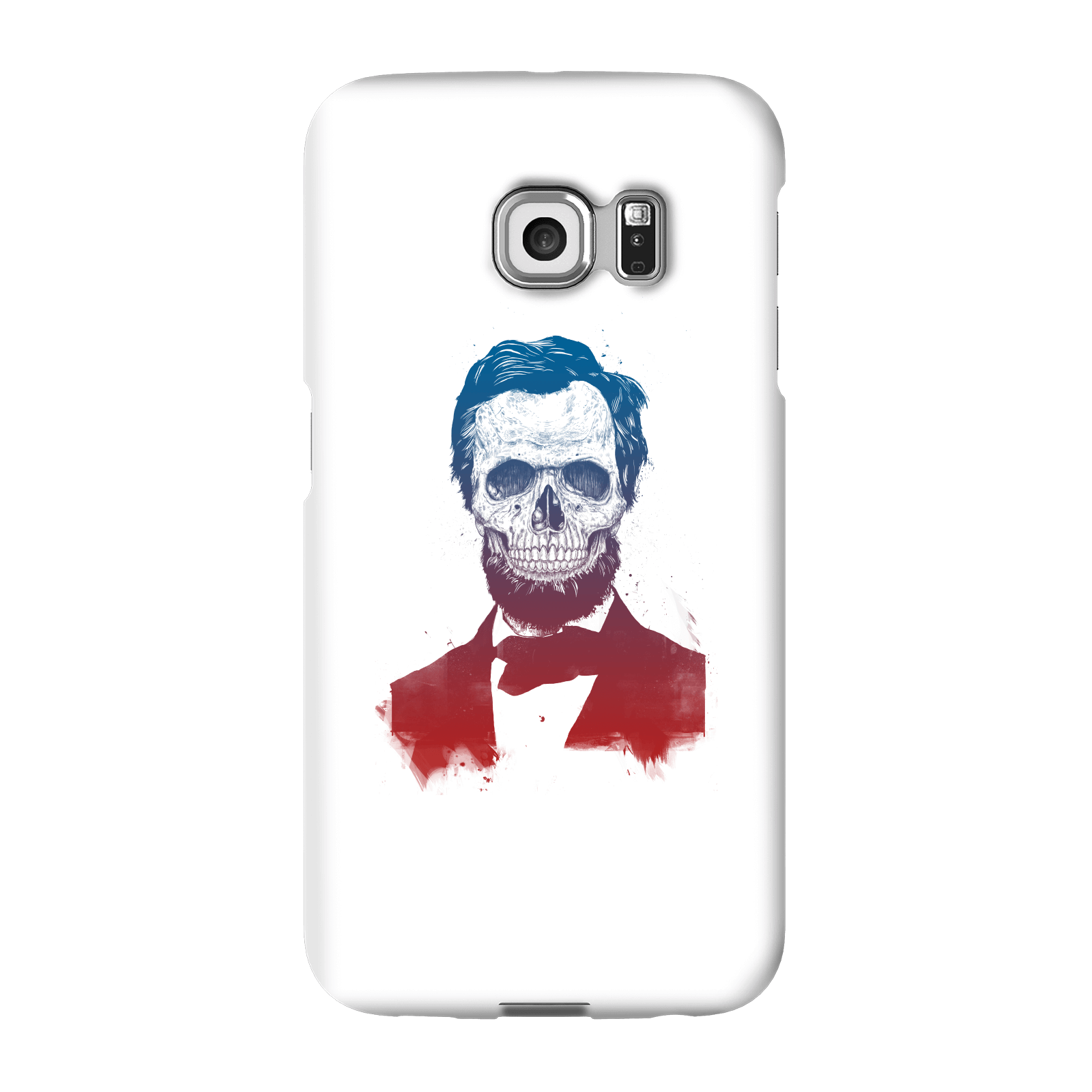 Balazs Solti Suited And Booted Skull Phone Case for iPhone and Android - Samsung S6 Edge Plus - Snap Case - Gloss