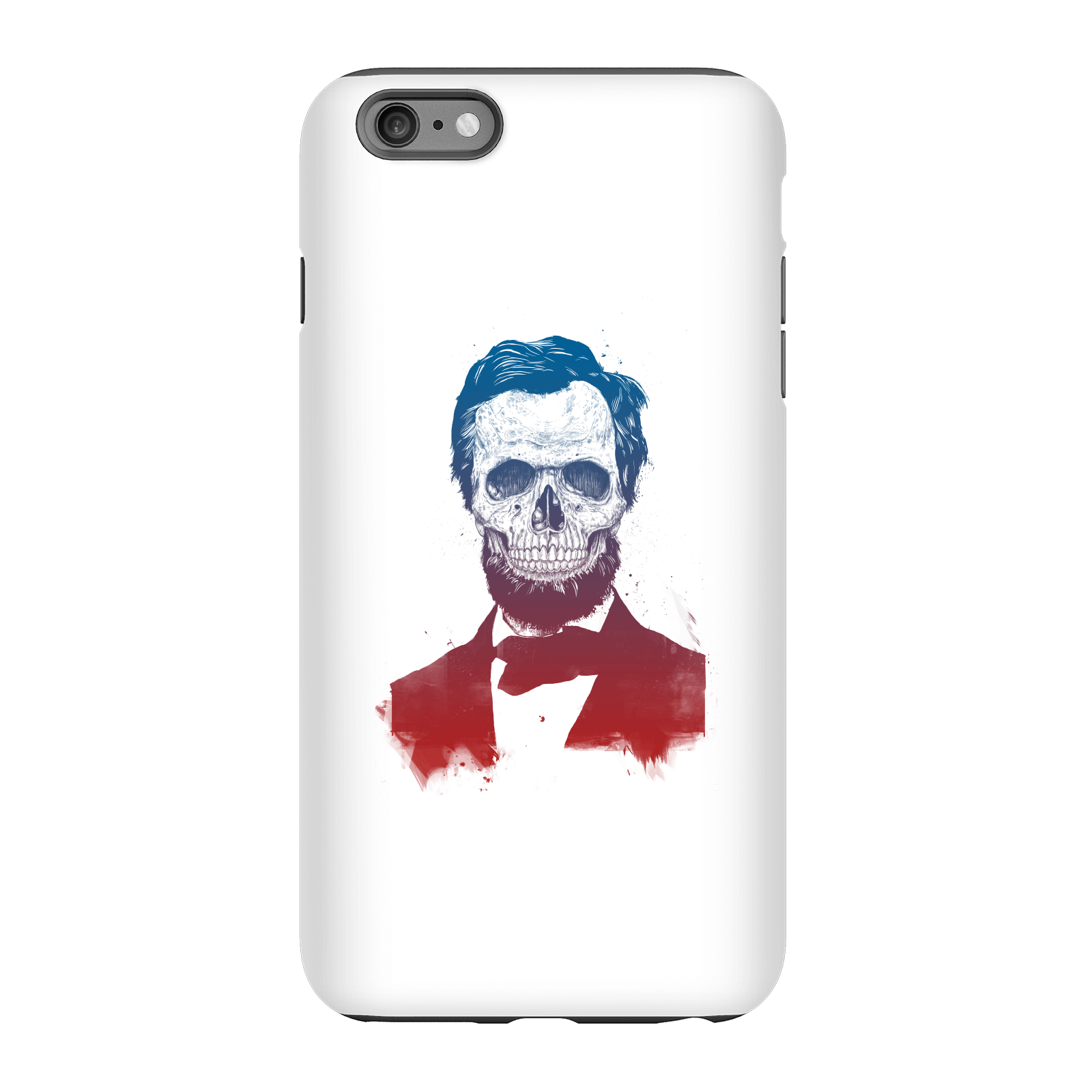 Balazs Solti Suited And Booted Skull Phone Case for iPhone and Android - iPhone 6 Plus - Tough Case - Gloss