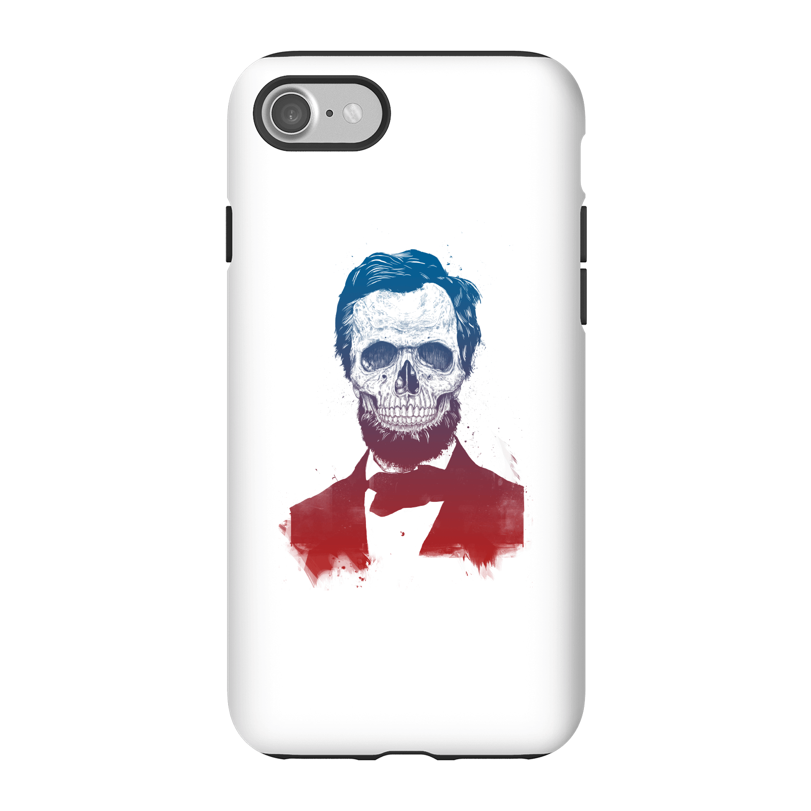 Balazs Solti Suited And Booted Skull Phone Case for iPhone and Android - iPhone 7 - Tough Case - Gloss