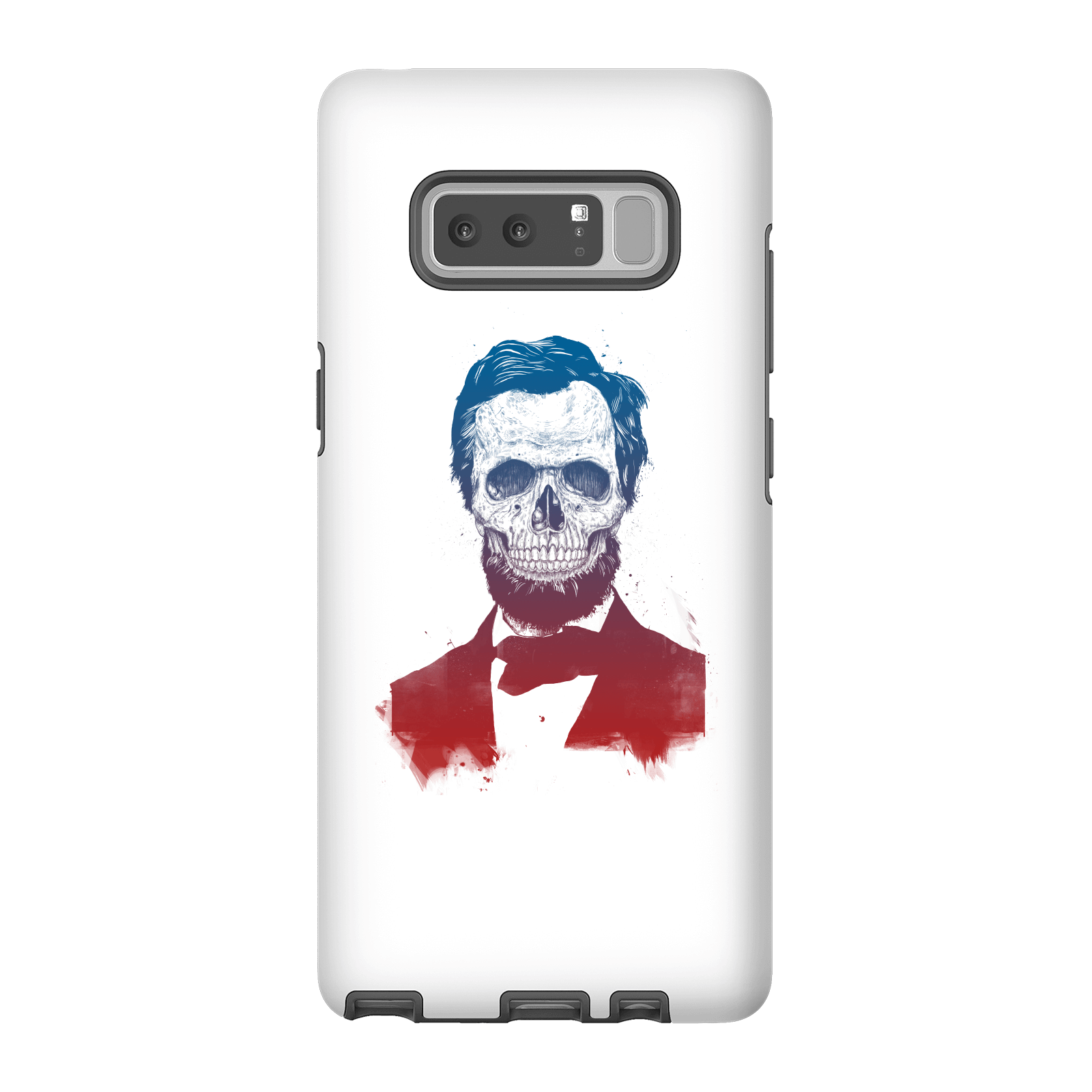Balazs Solti Suited And Booted Skull Phone Case for iPhone and Android - Samsung Note 8 - Tough Case - Gloss