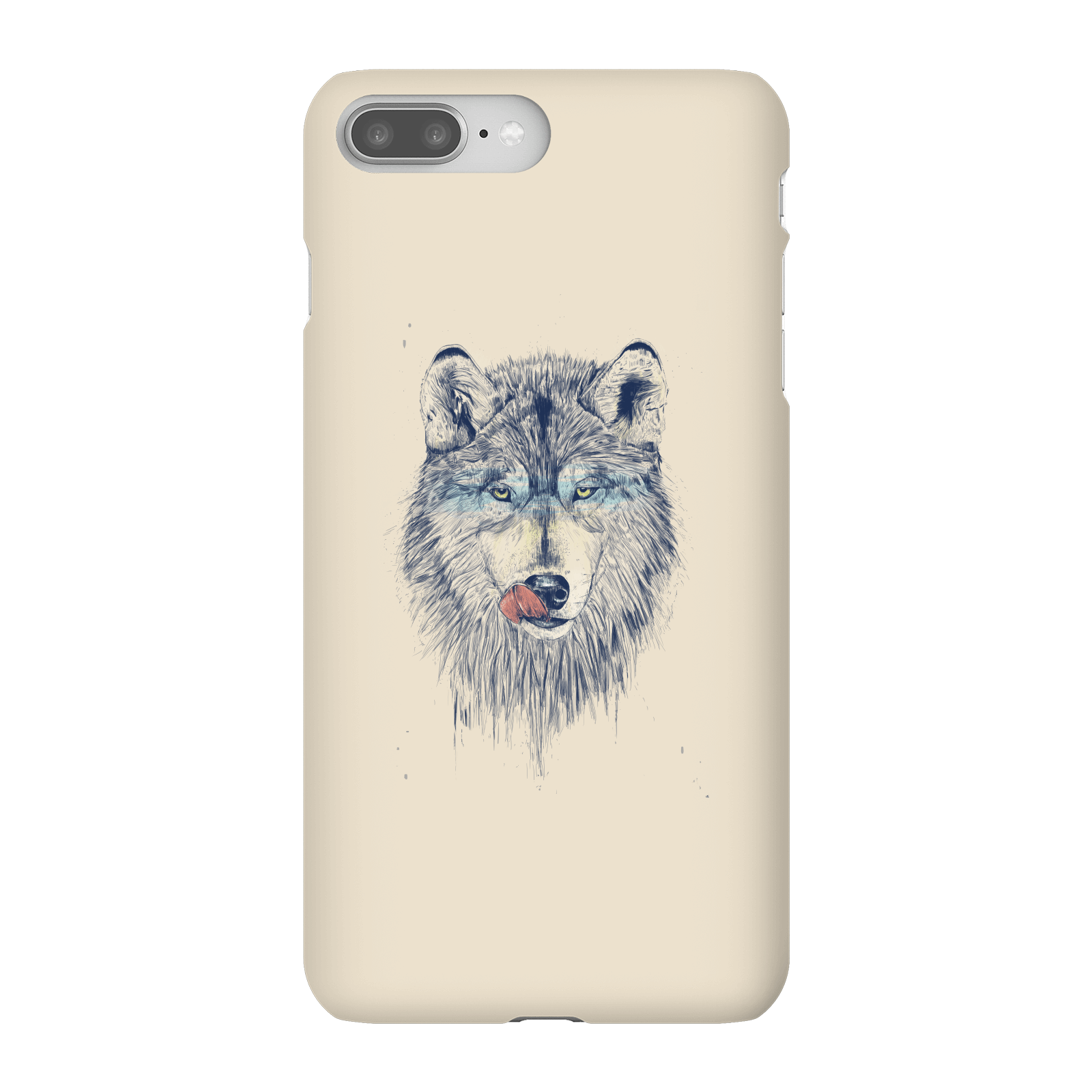 Balazs Solti Wolf Eyes Phone Case for iPhone and Android - iPhone 8 Plus - Snap Case - Matte