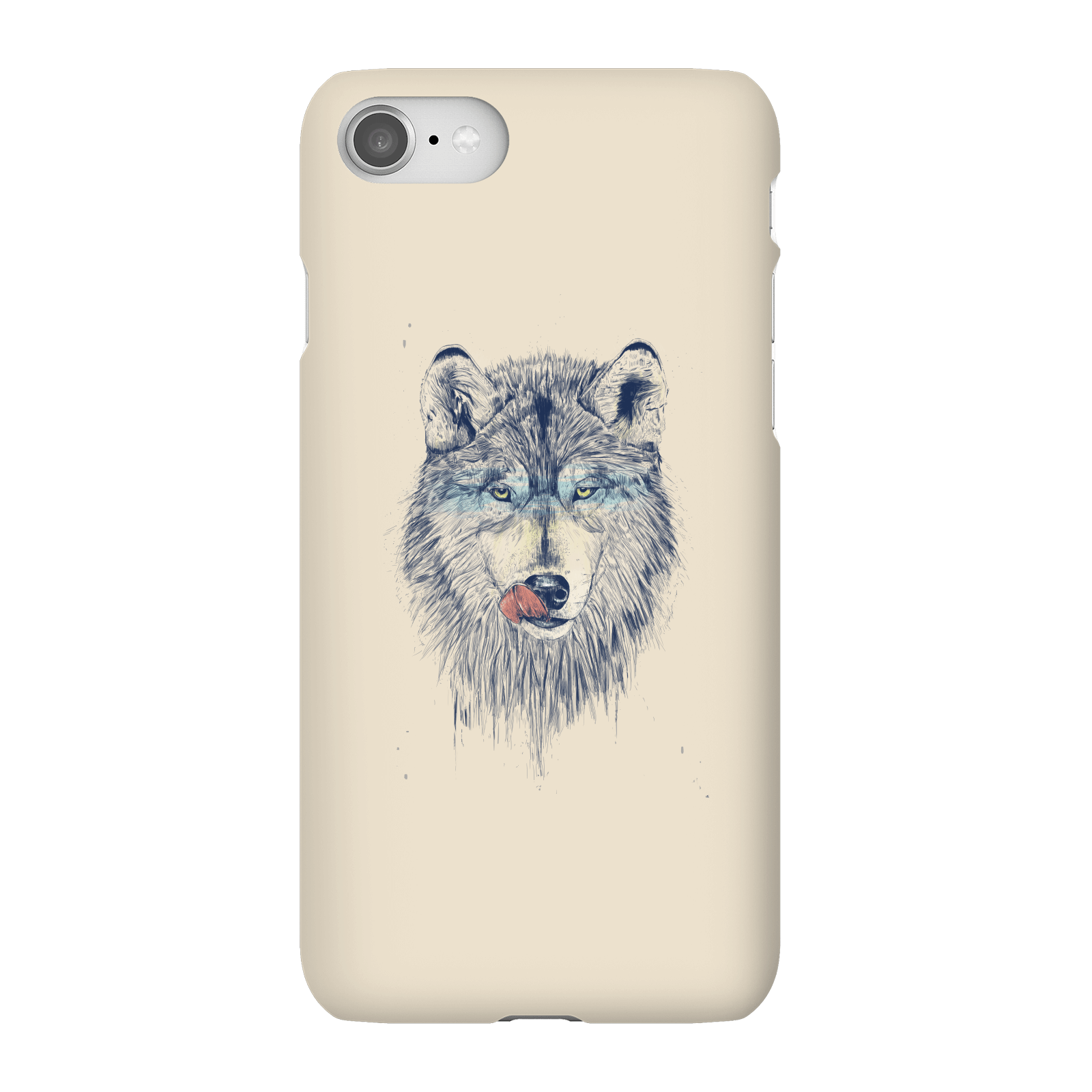 Balazs Solti Wolf Eyes Phone Case for iPhone and Android - iPhone 8 - Snap Case - Gloss